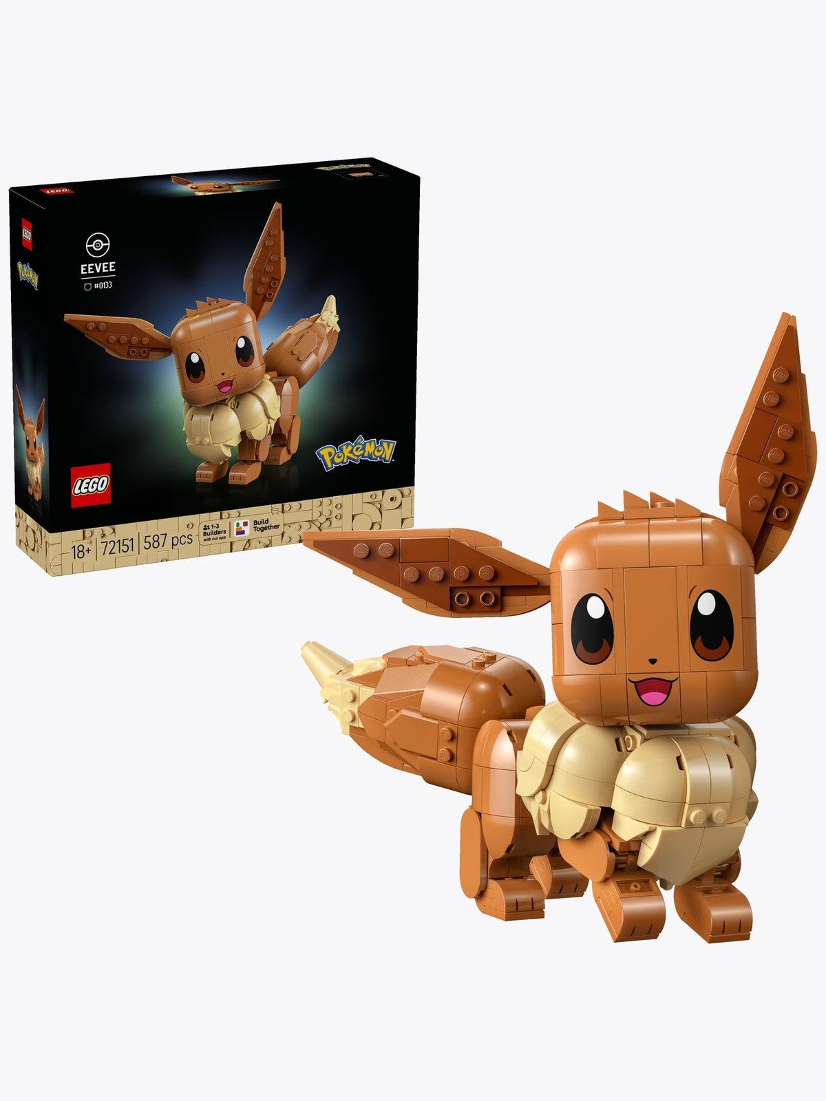 LEGO® Pokémon™ Eevee Model Building Kit Gamer Merch 72151 Flerfarget