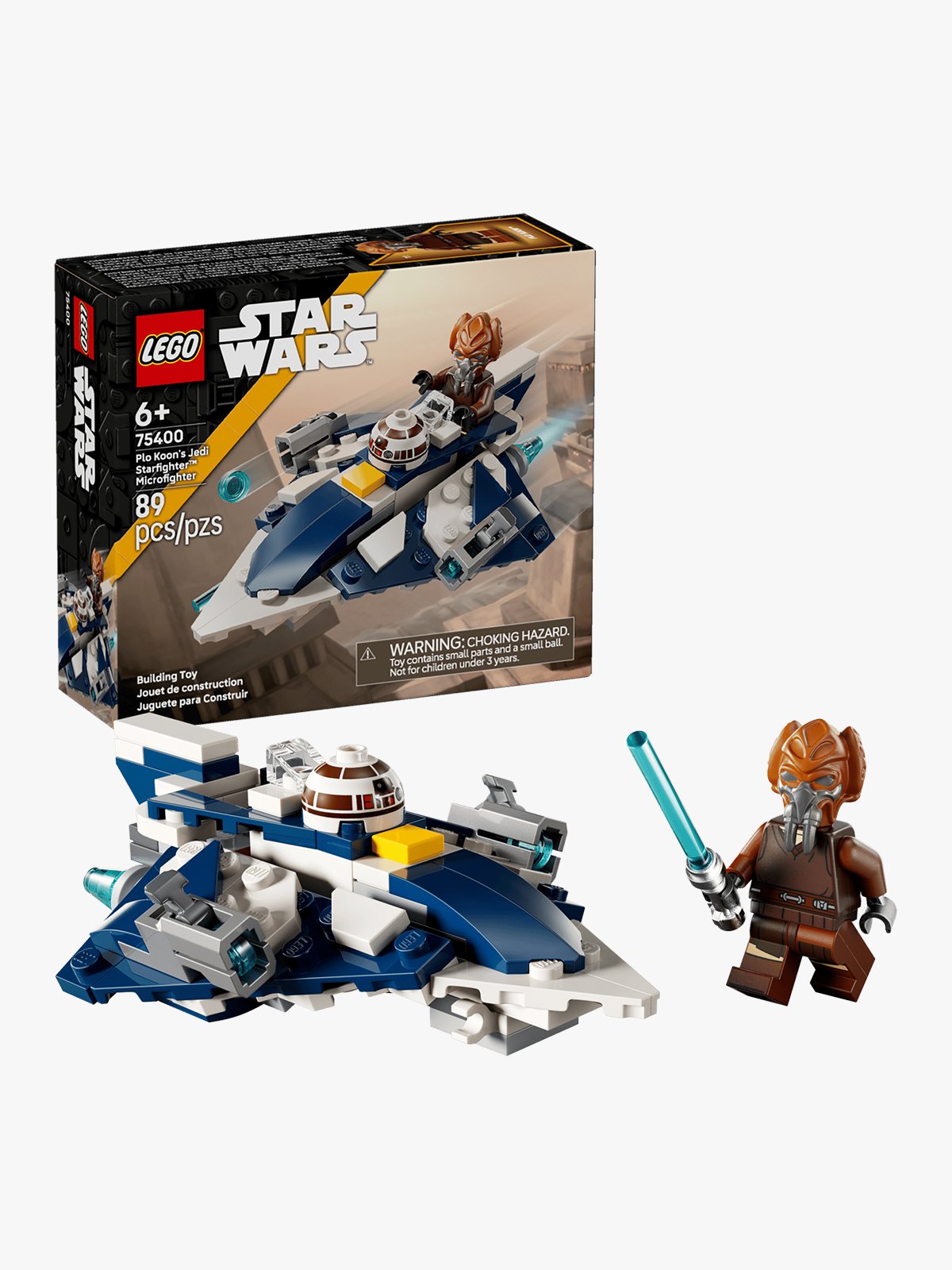LEGO® Star Wars Plo Koons Jedi Starfighter Microfighter 75400 Flerfarget