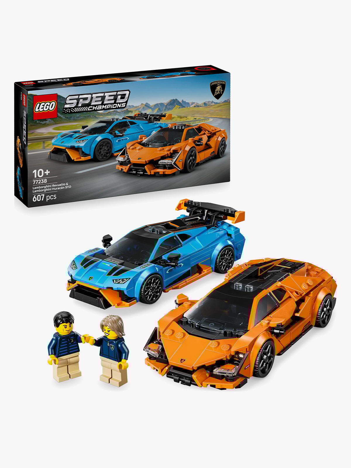 LEGO® Speed Champions Lamborghini Revuelto & Huracán STO Flerfarget