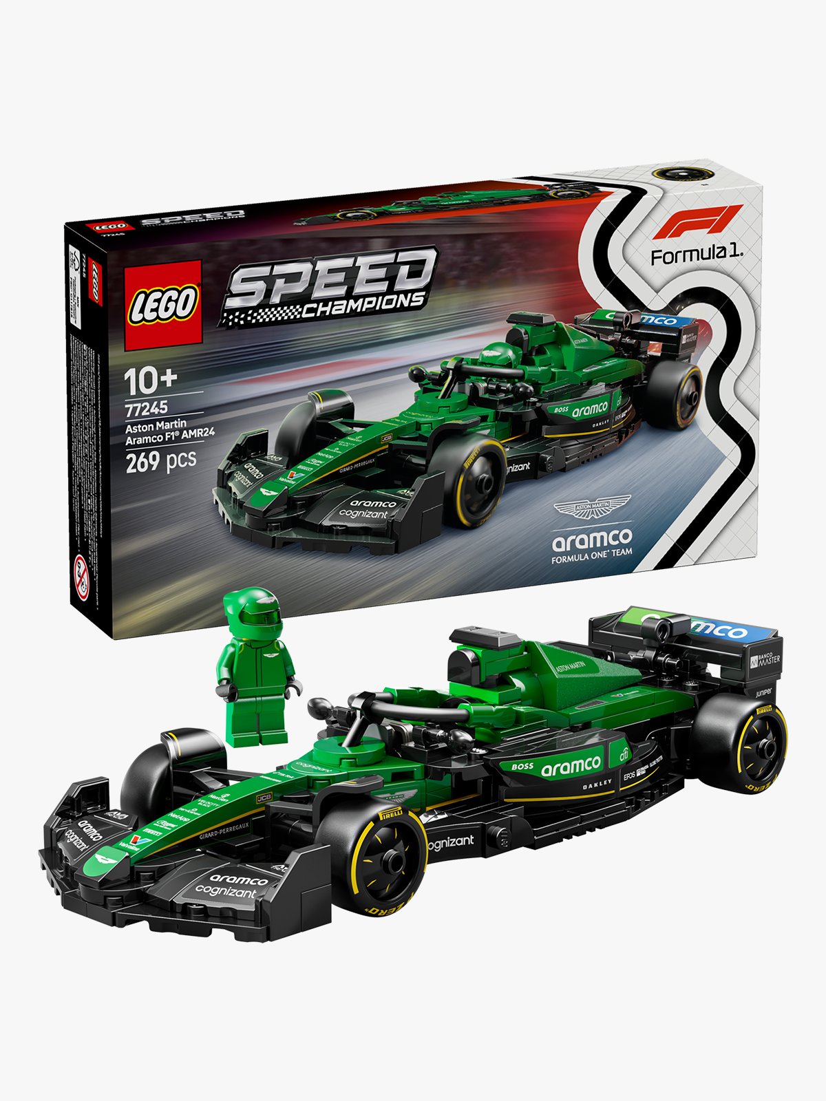 LEGO® Speed Champions Aston Martin Aramco F1® AMR24 Race Car Flerfarget