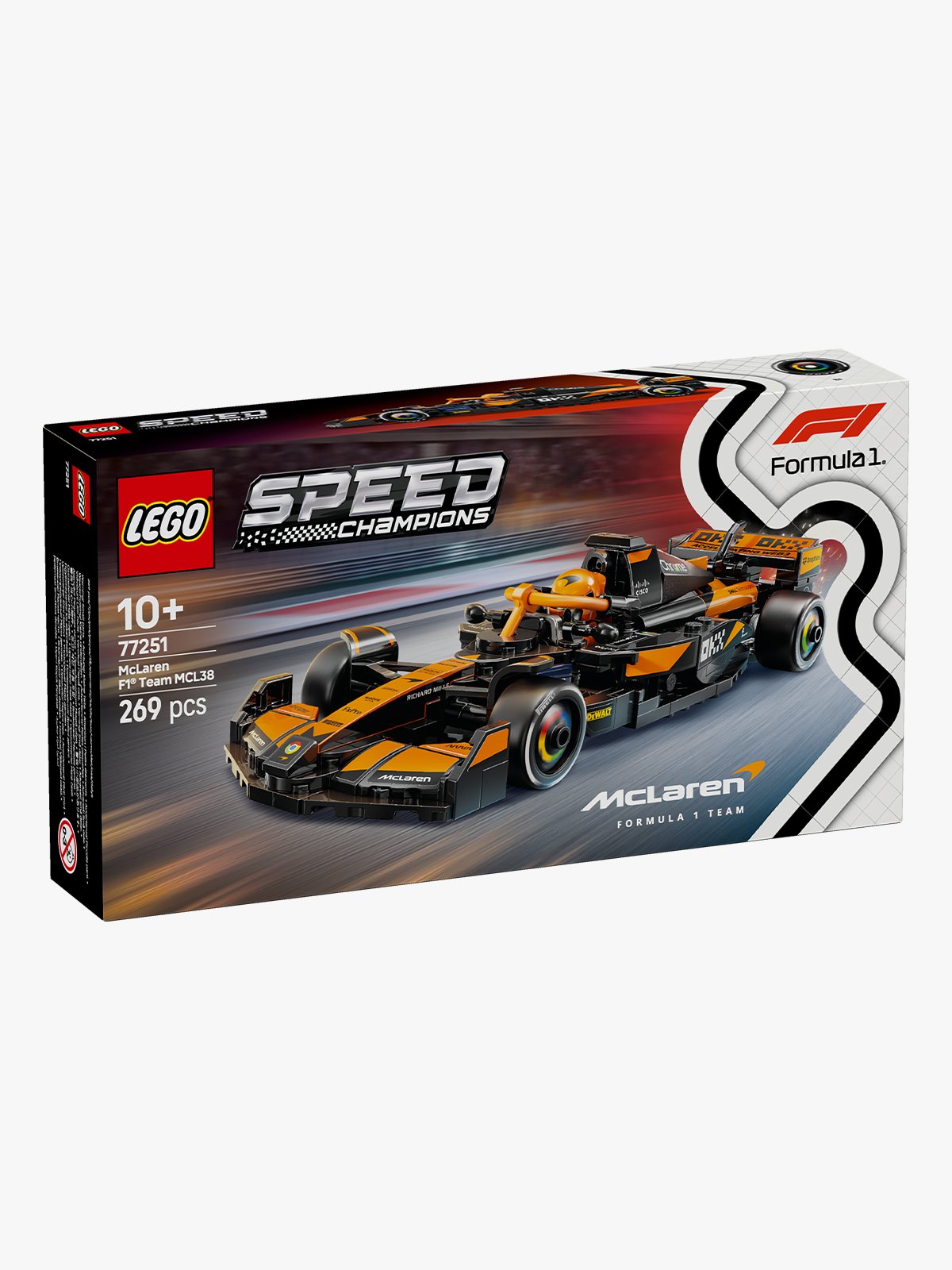 LEGO® Speed Champions McLaren F1® Team MCL38 Race Car Flerfarget
