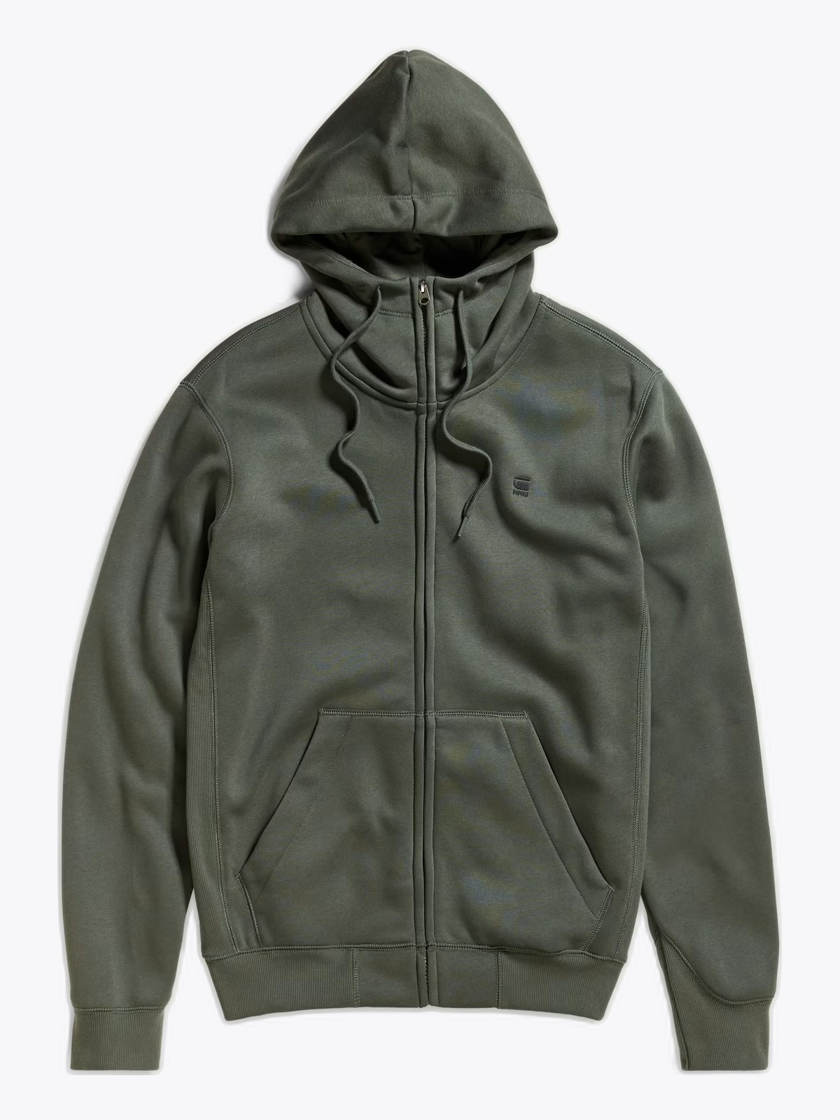 G-STAR Premium Core Hooded Zip Sweat Grey