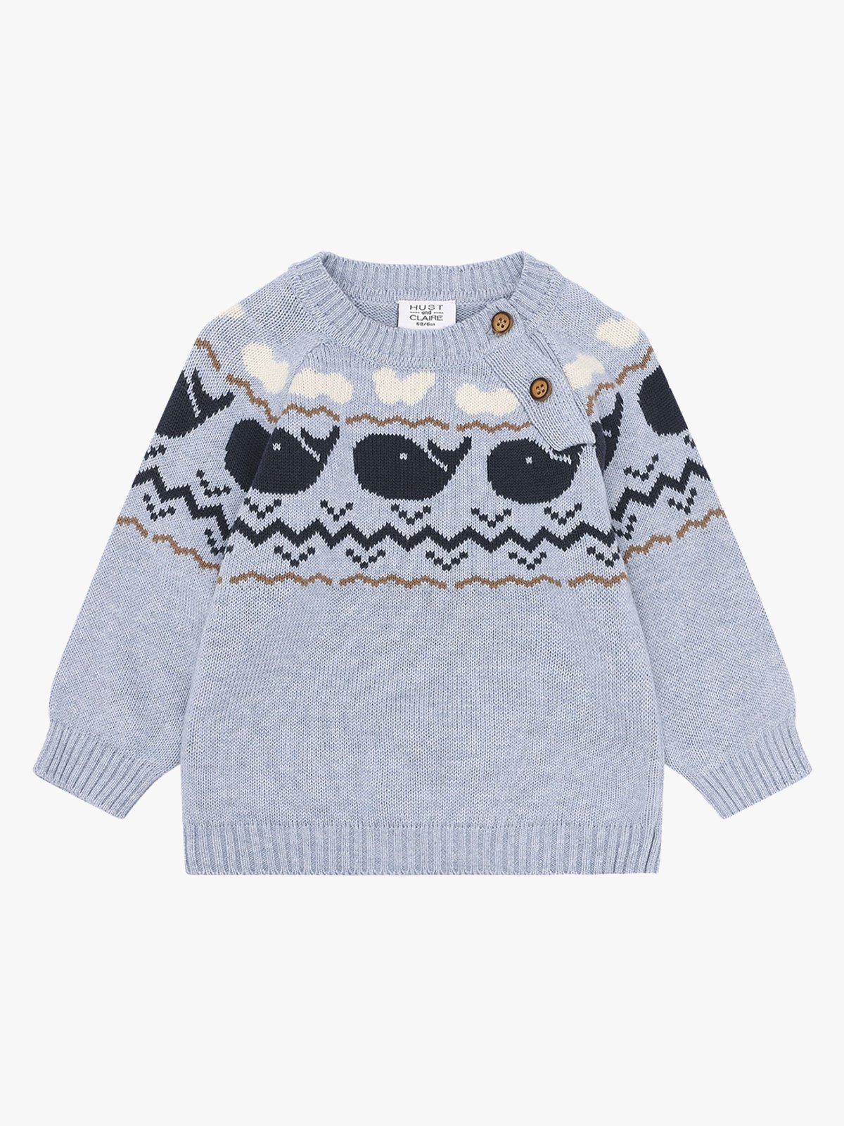 Hust and Claire Pilou Pullover Sky Melange