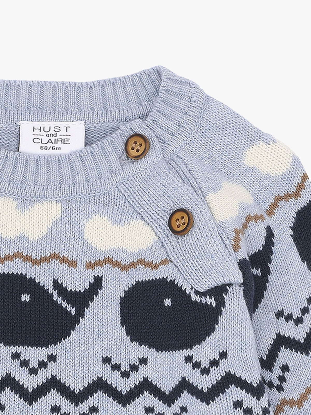 Hust and Claire Pilou Pullover Sky Melange