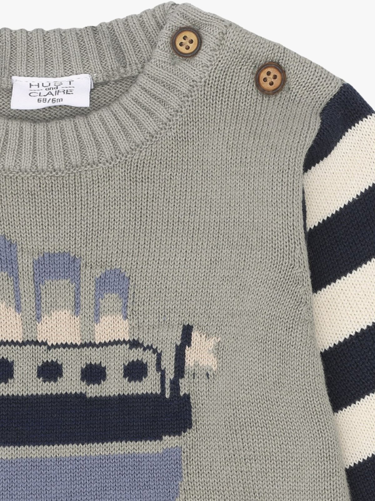 Hust and Claire Pilou Pullover Seagrass