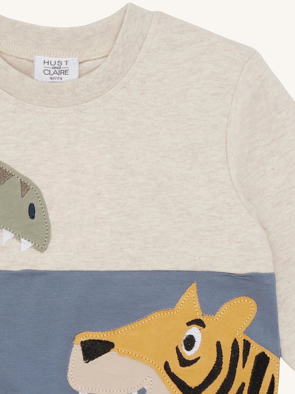 Hust and Claire Anton T-shirt Wheat Melange