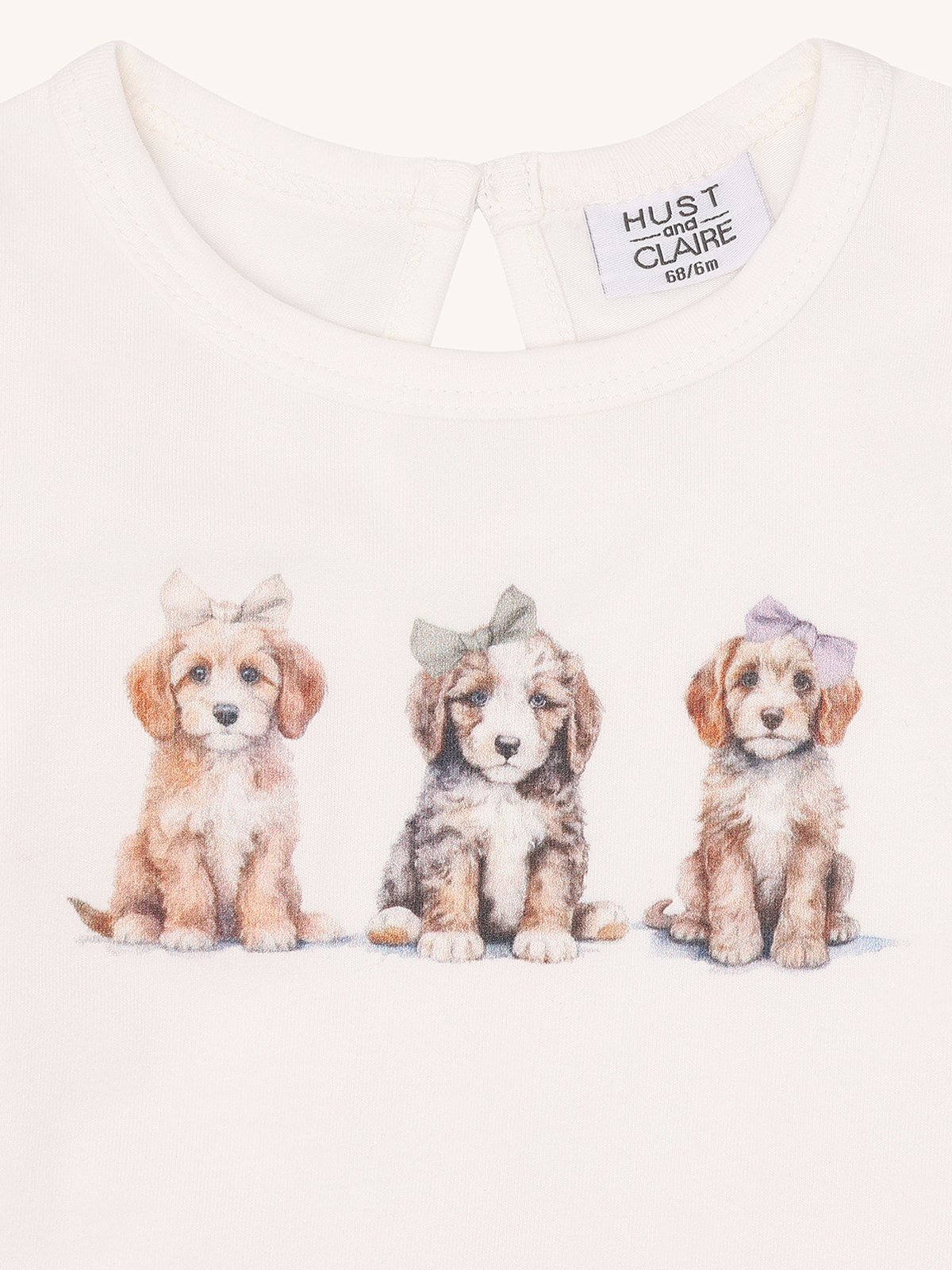 Hust and Claire Alma T-shirt Ivory