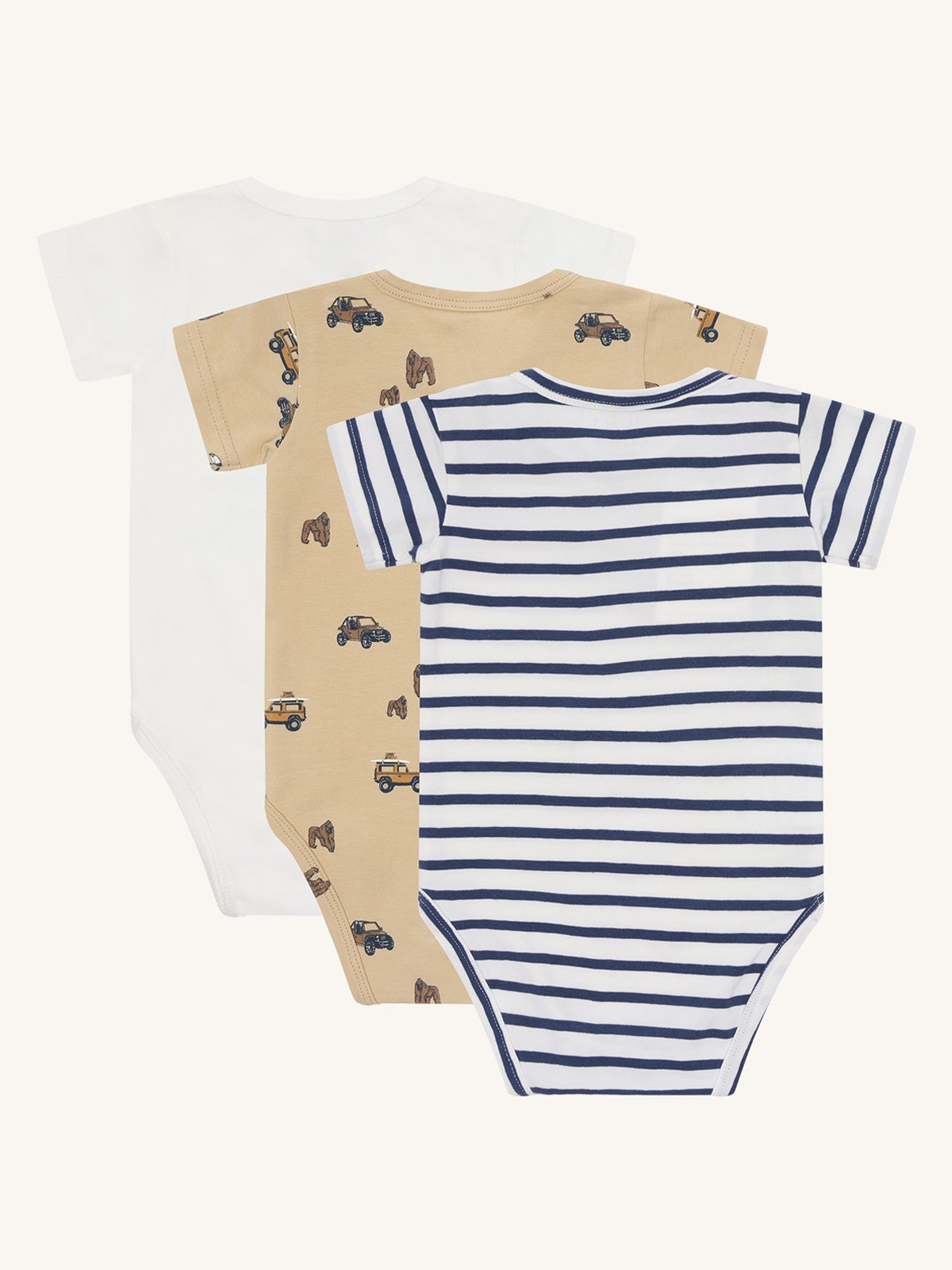 Hust and Claire Bertram Body 3-pack Pale Khaki