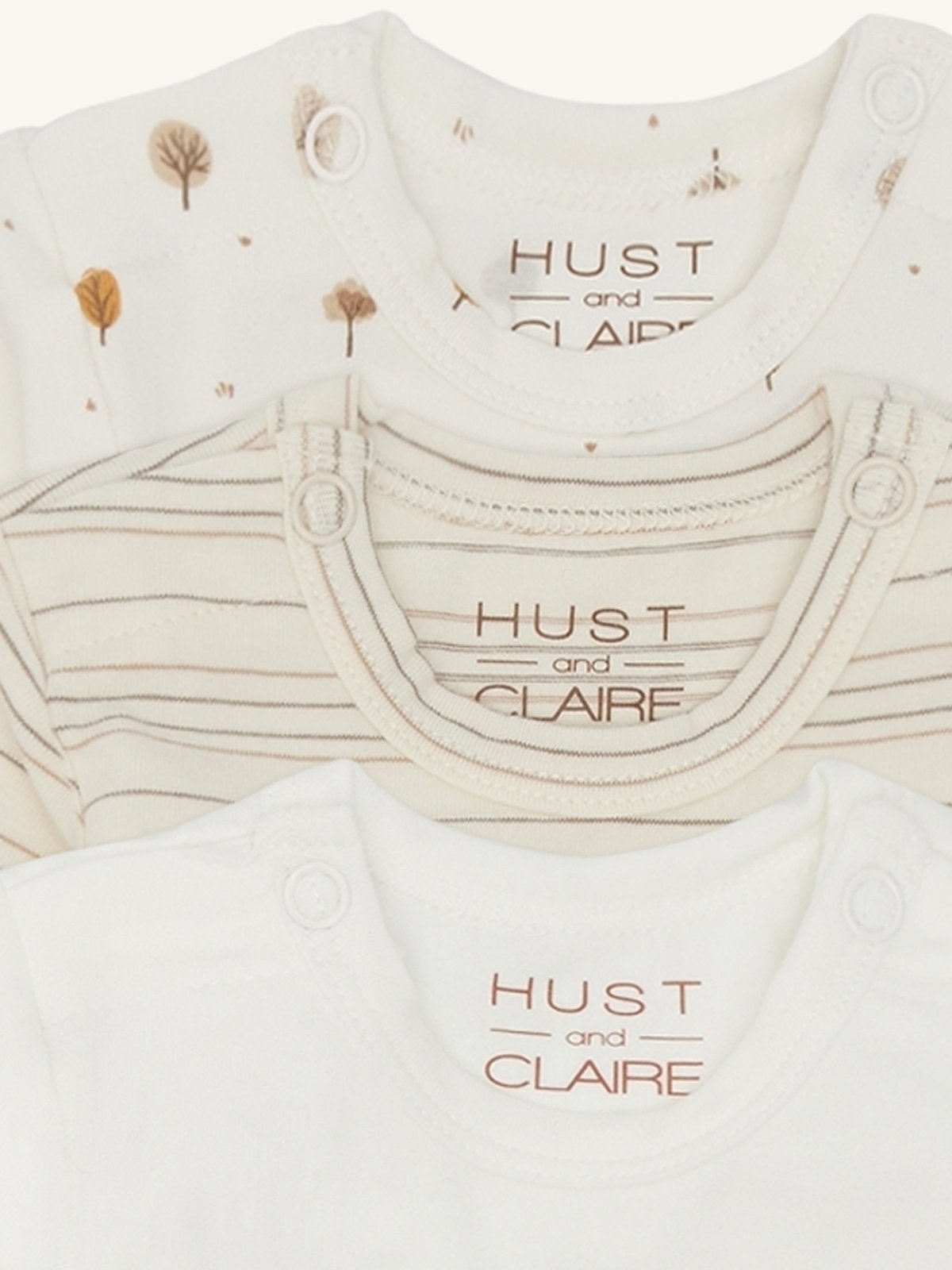 Hust and Claire Base Body 3-pakk Snow White