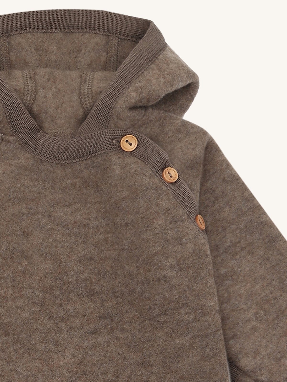 Hust and Claire Mevi Hood Wool Deer Melange