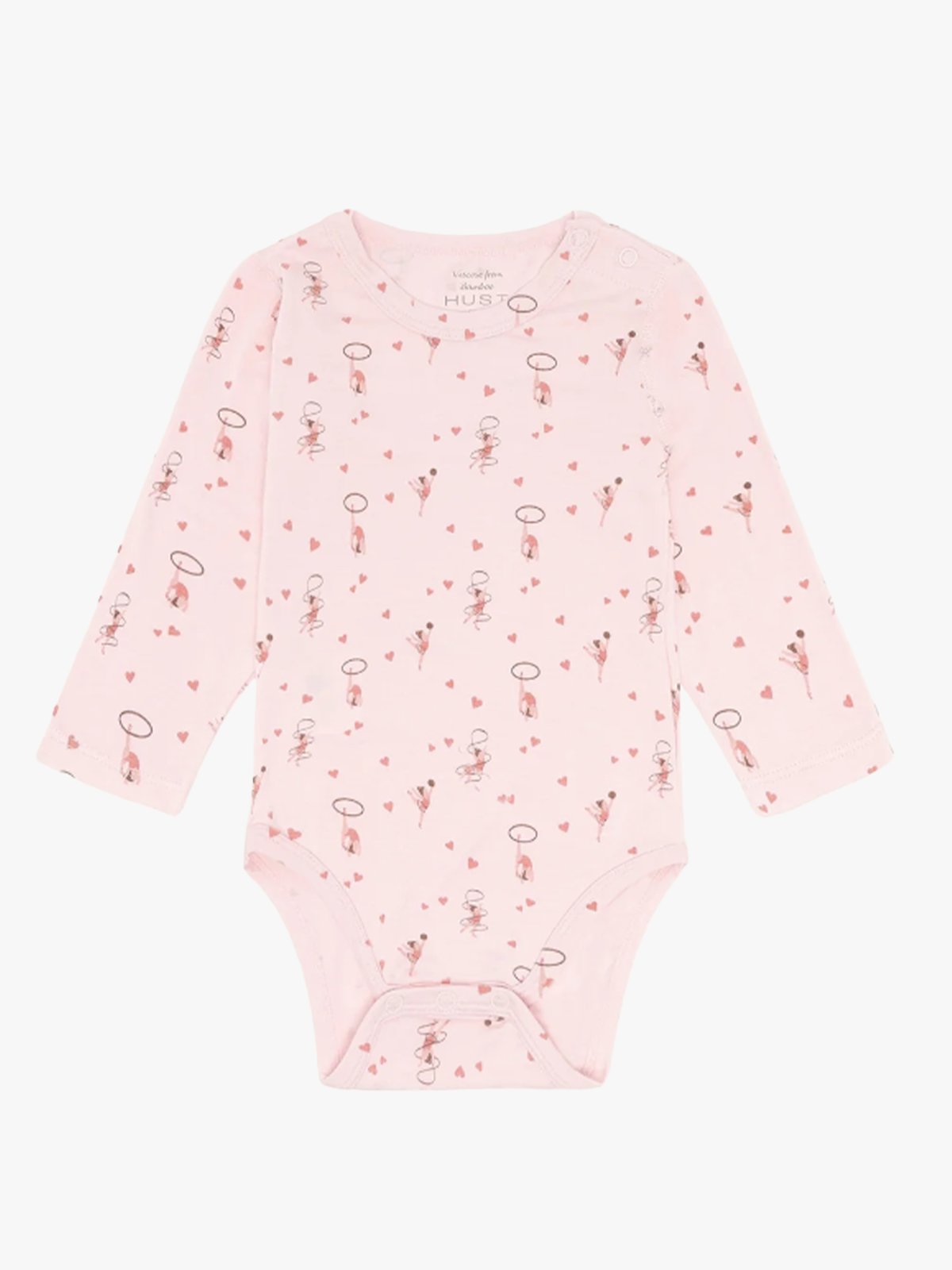 Hust and Claire Buller Gymnast Body Stocking Chalk Pink