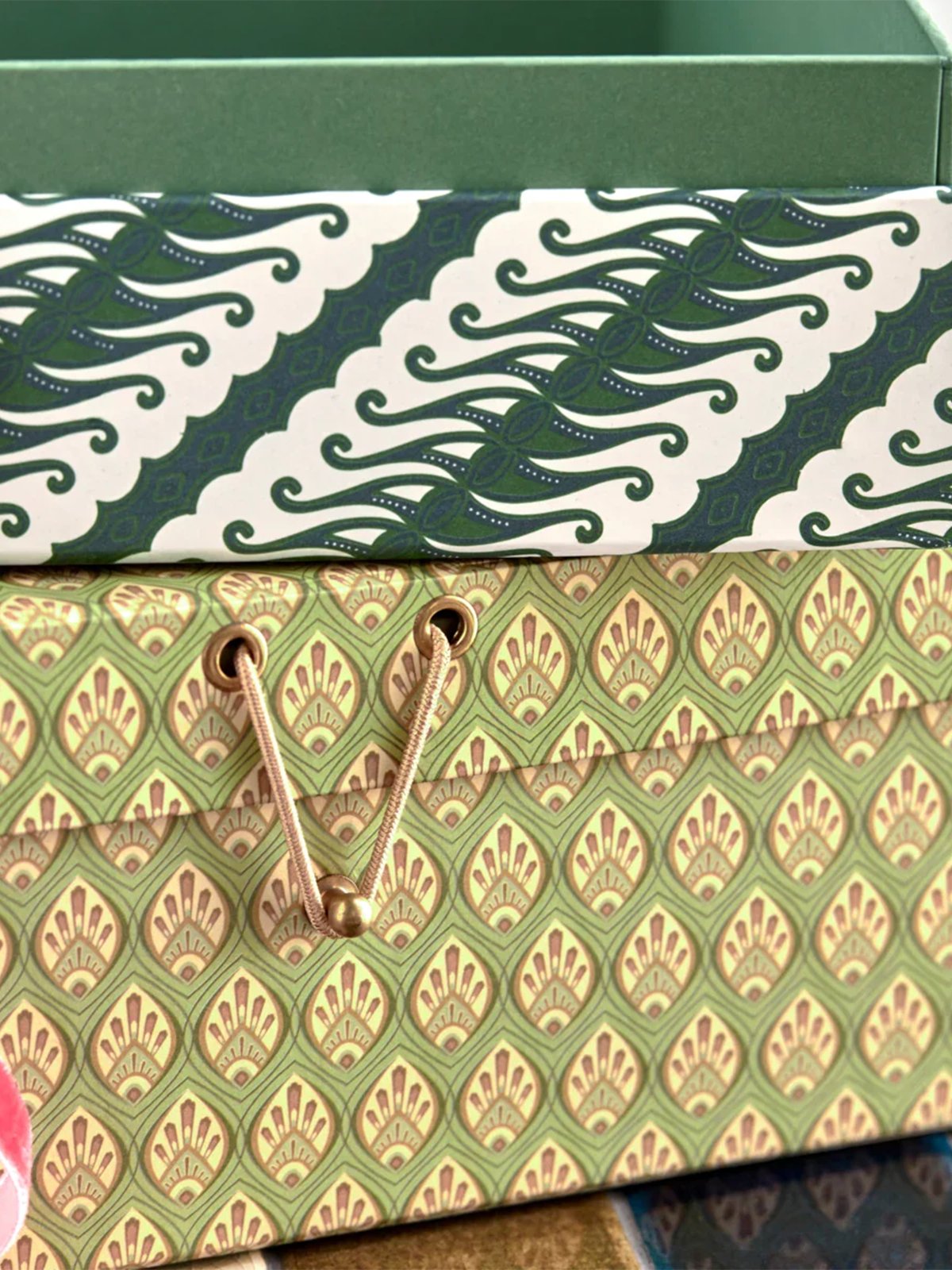 House Doctor Keep Oppbevaringsbokser Khaki / Green