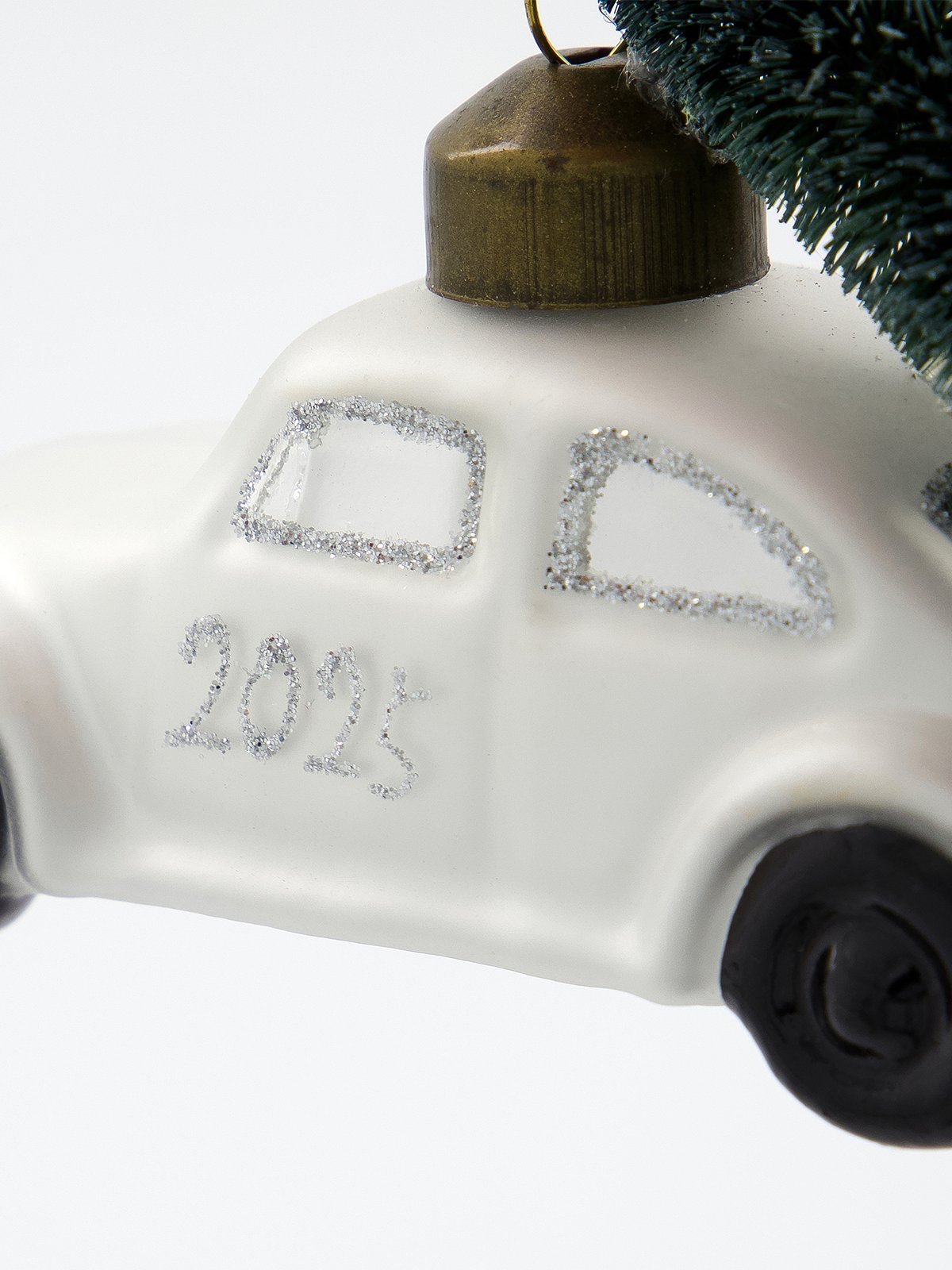 House Doctor Car Julepynt Hvit / Sølv