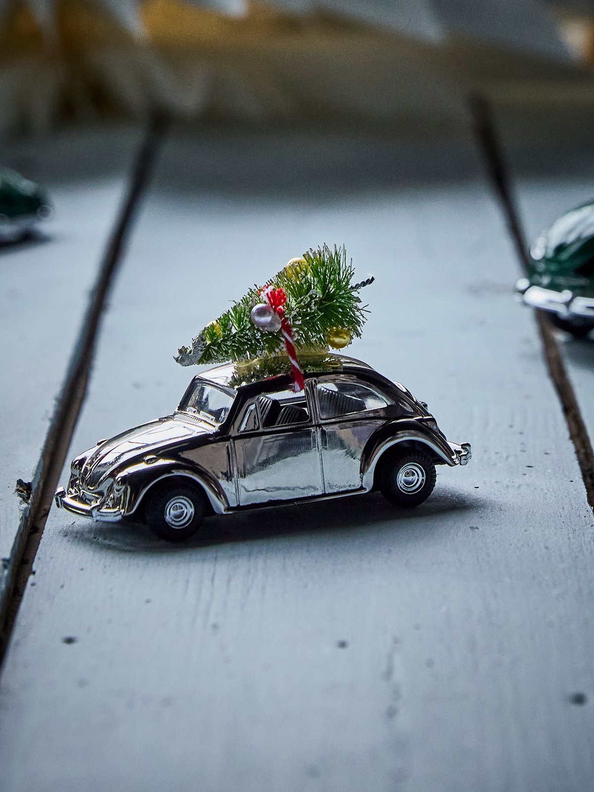 House Doctor Mini Xmas Car Dekorasjon Metallic