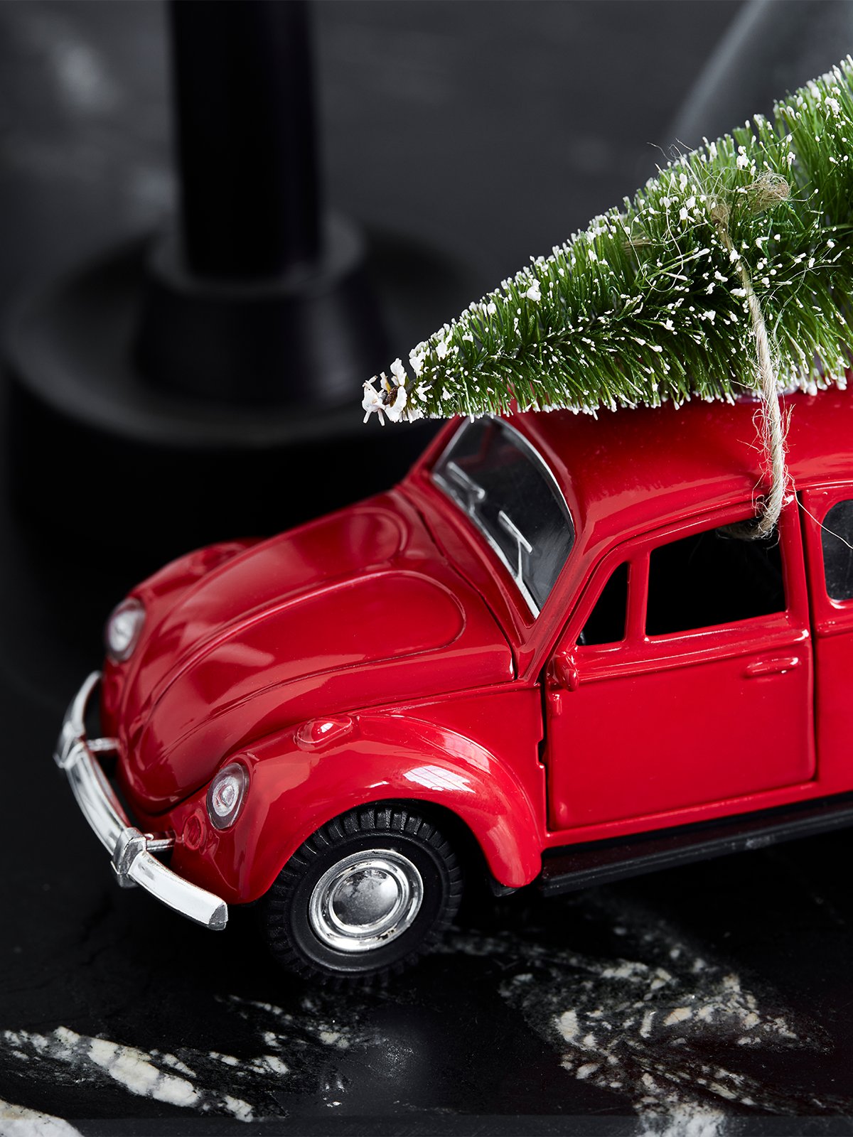 House Doctor Xmas Car Dekorasjon Red