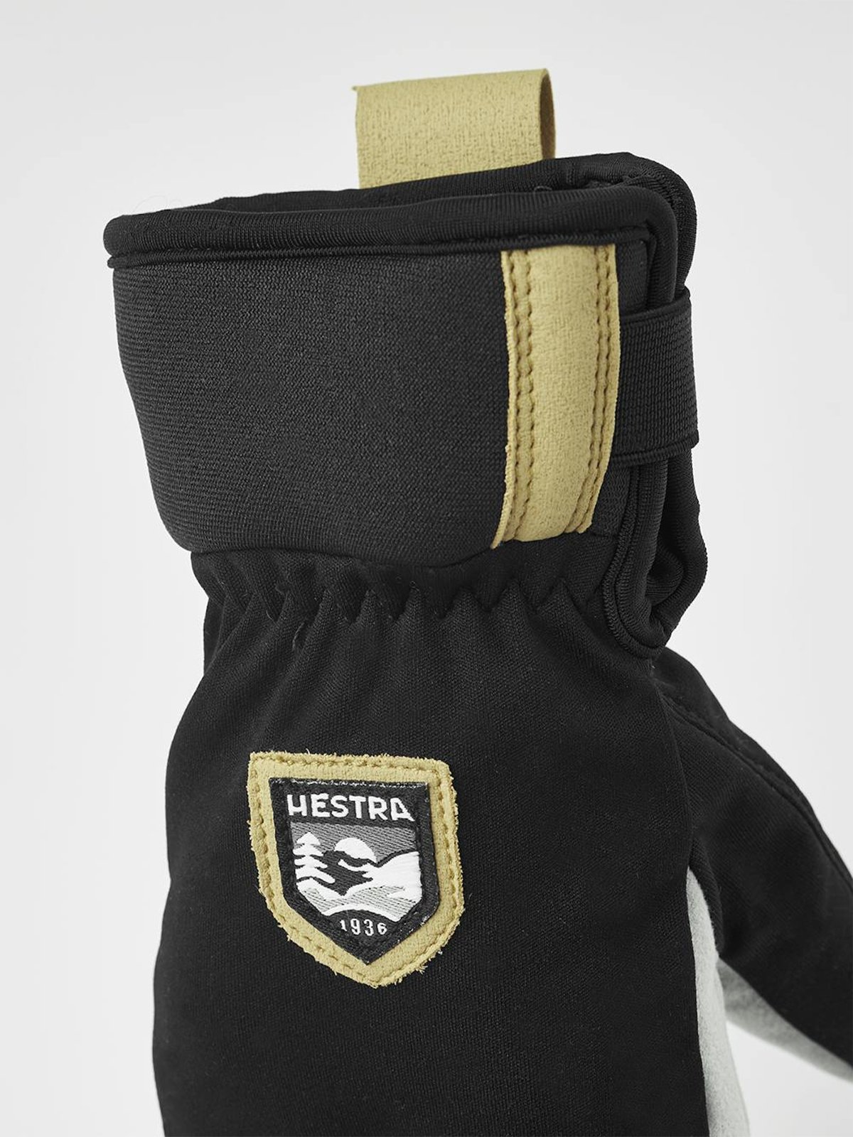 Hestra Wool Terry Junior Splitt Mitt Black