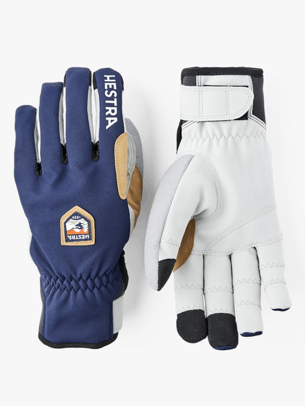 Hestra Ergo Grip Wool Touring Navy/light grey