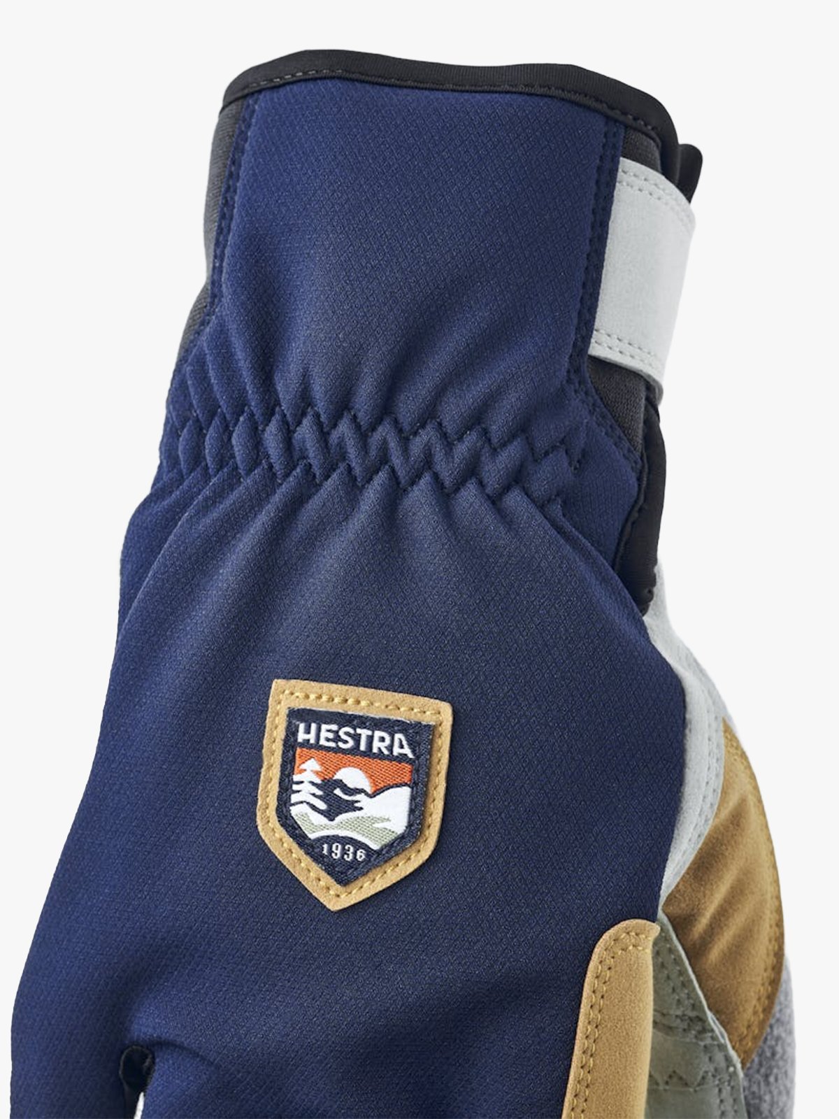 Hestra Ergo Grip Wool Touring Navy/light grey