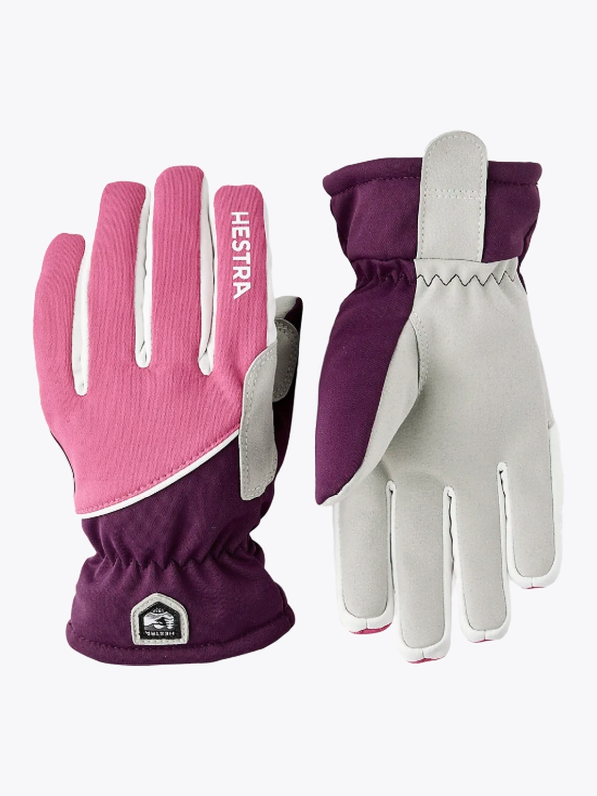 Hestra XC Tracker Junior - 5 finger Rosa