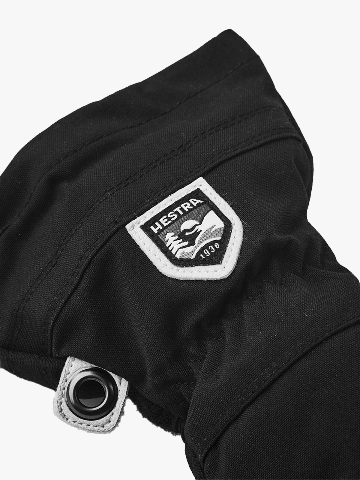 Hestra Army Leather Heli Ski Junior mitt Black