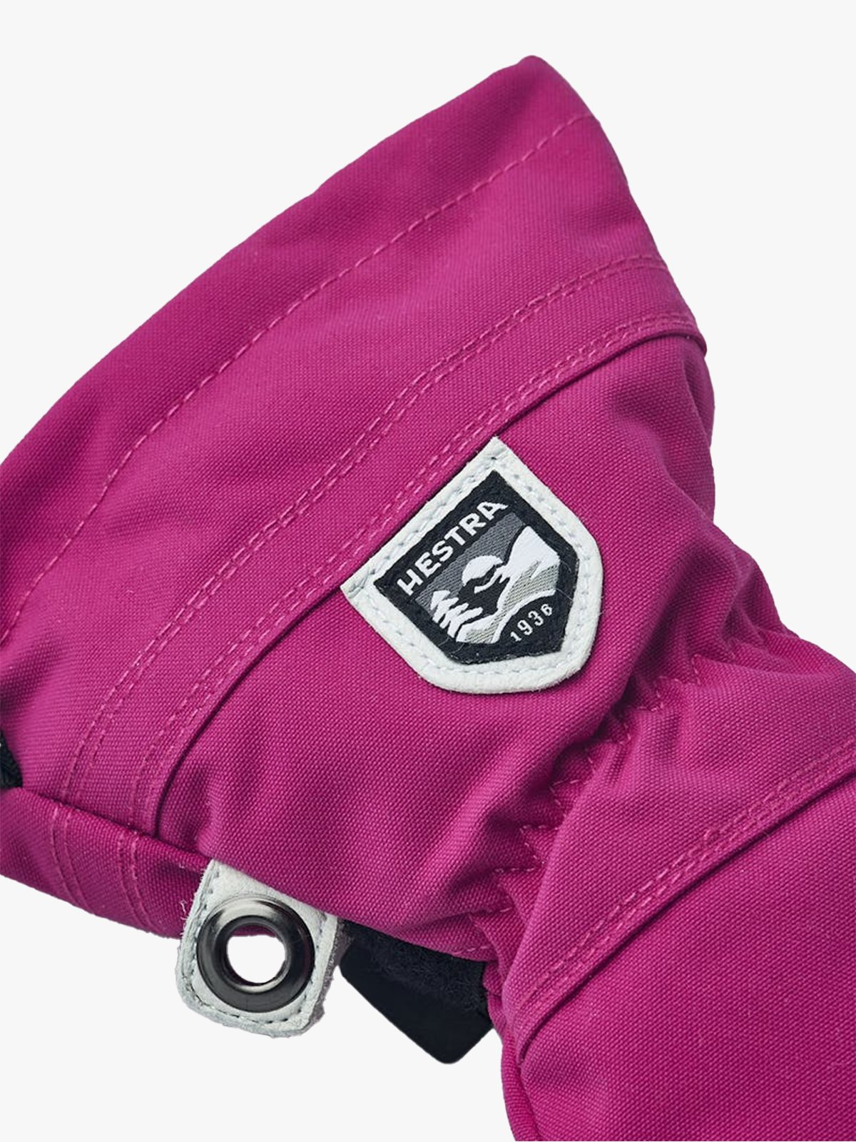 Hestra Army Leather Heli Ski Junior mitt Fuchsia