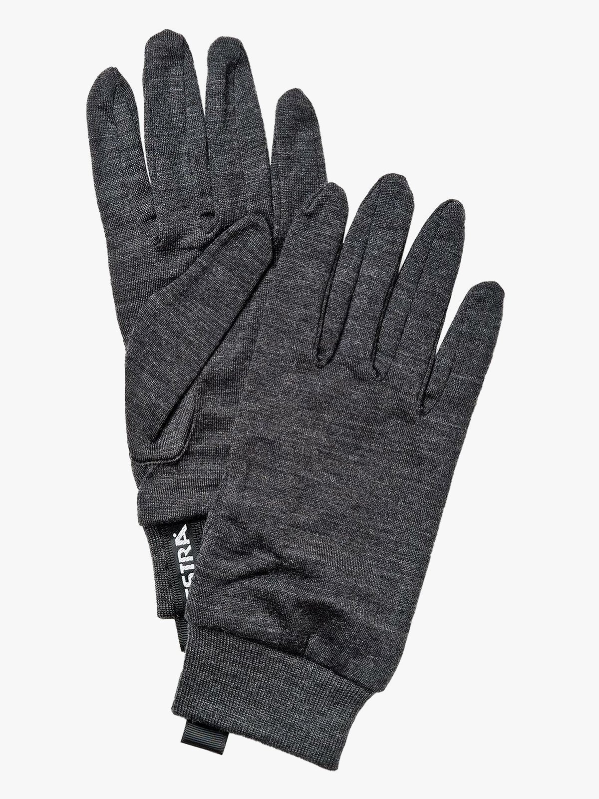 Hestra Merino Wool Liner Active 5 finger Charcoal
