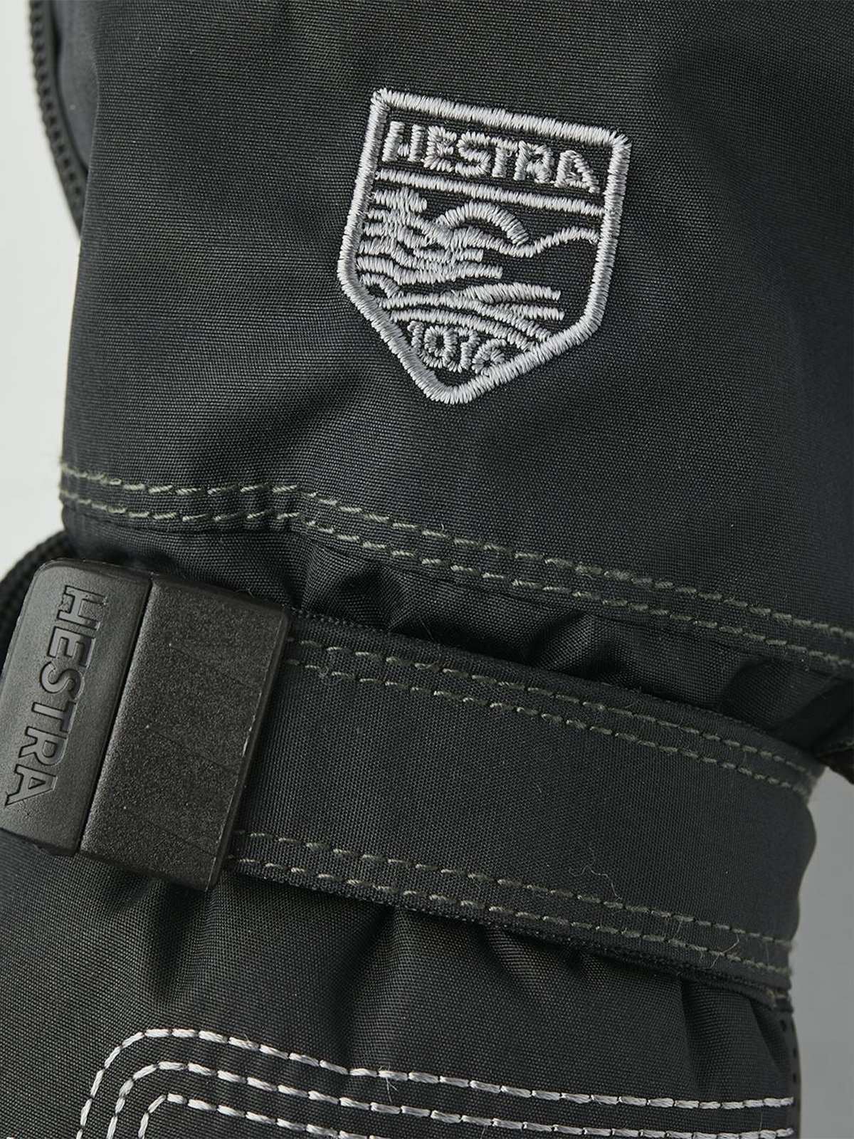 Hestra Baby Zip Long mitt Black
