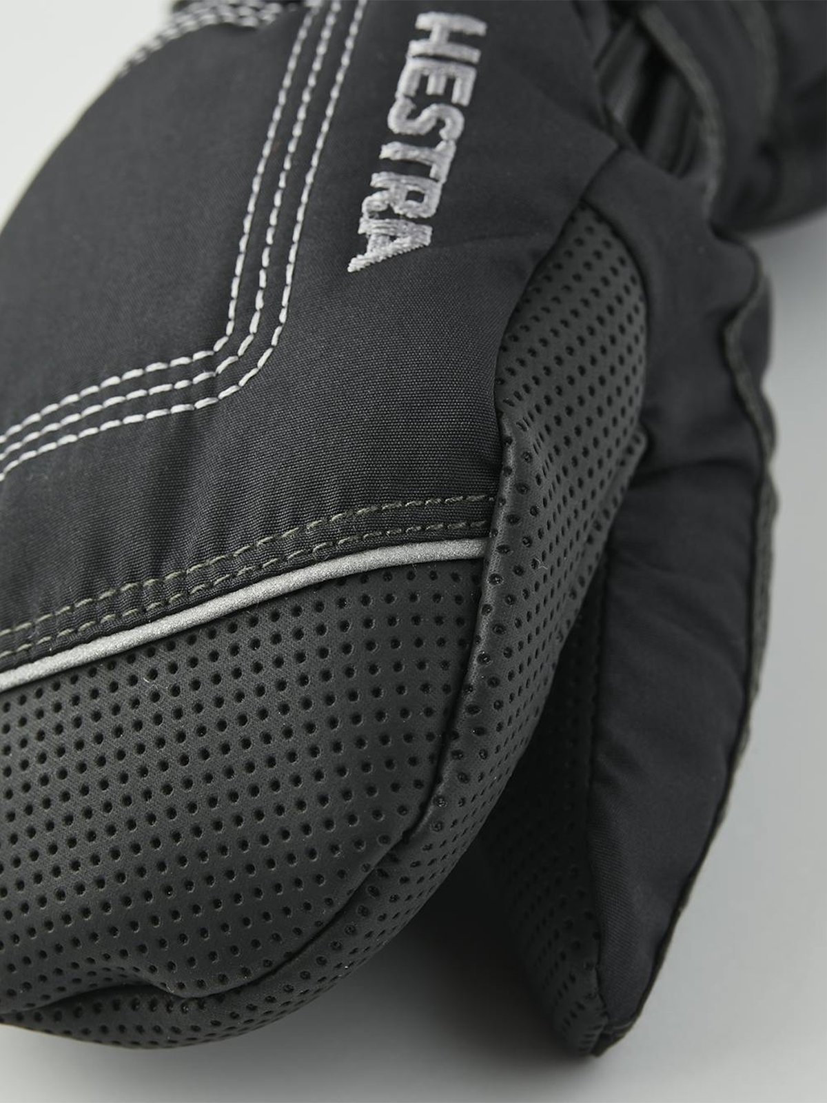 Hestra Baby Zip Long mitt Black