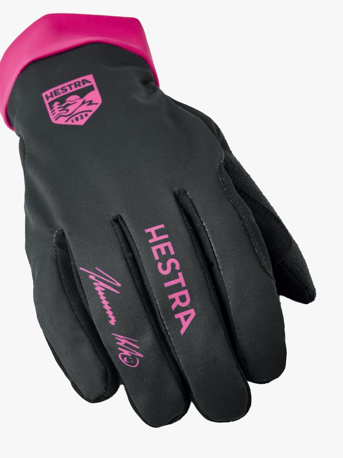 Hestra Klaebo Pro Model - 5 finger Black / Orchid