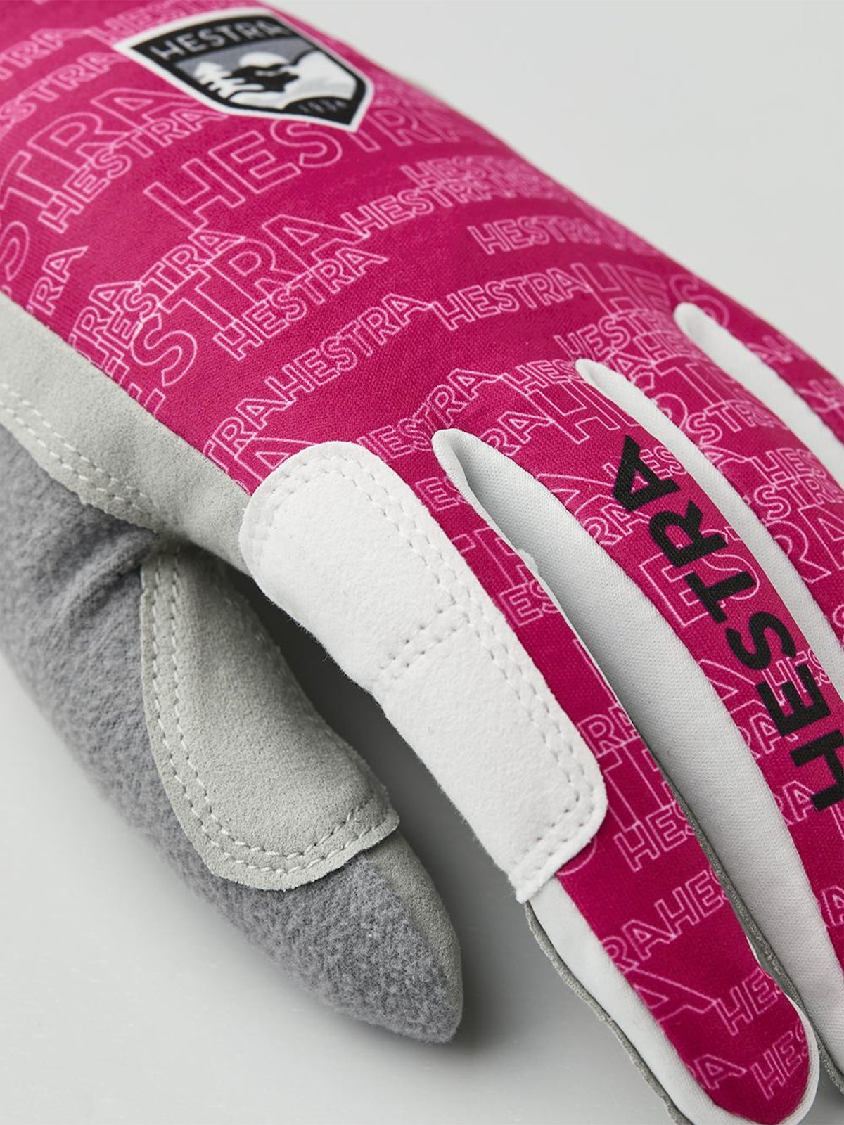 Hestra Windstopper Active Grip - 5 finger Fuchsia print
