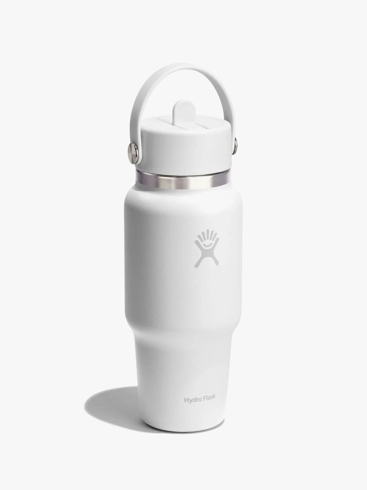 Hydro Flask Wide Flex Straw Travel Bottle 24oz Tonal White