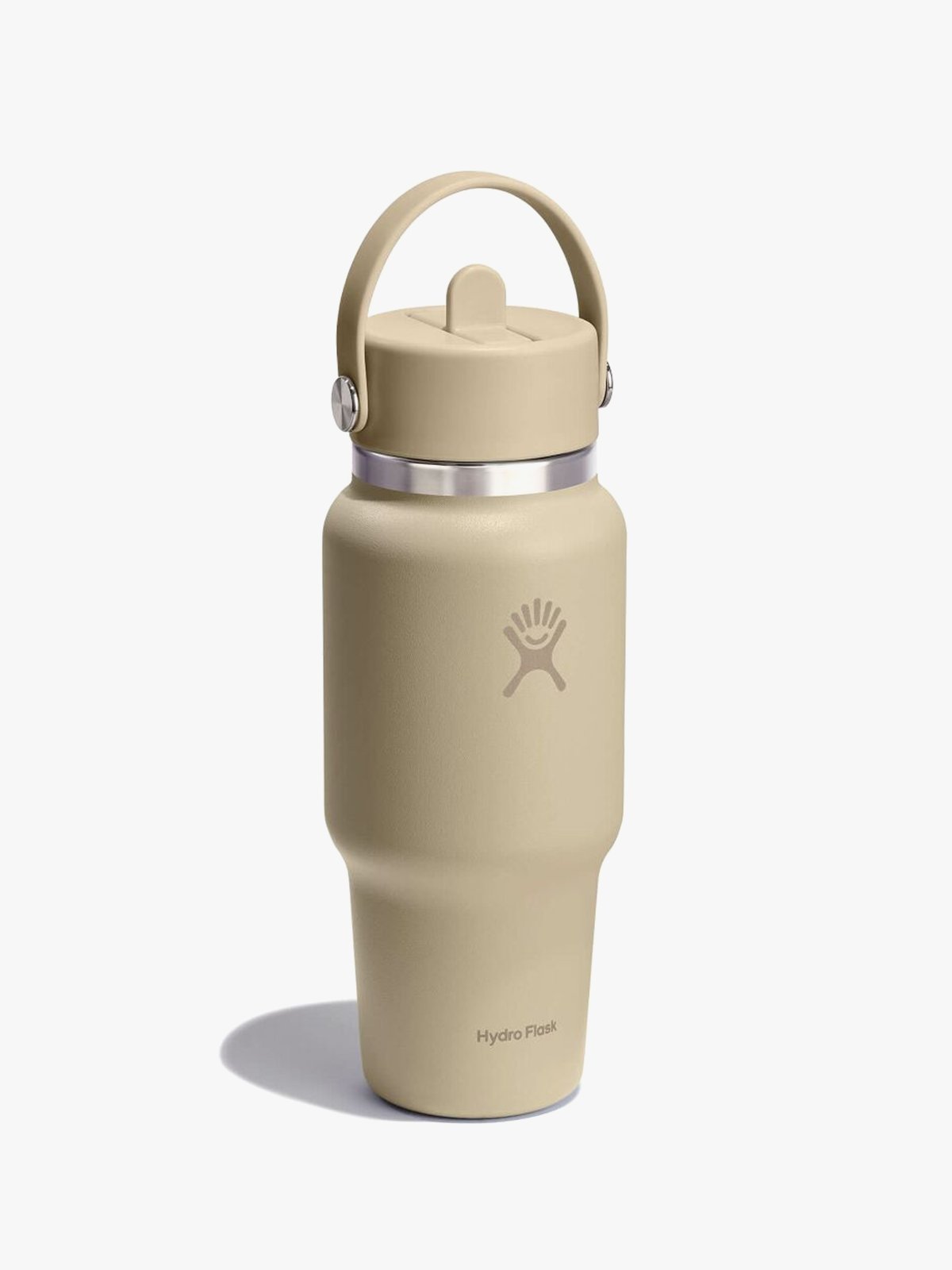 Hydro Flask Wide Flex Straw Travel Bottle 24oz Tonal Oat