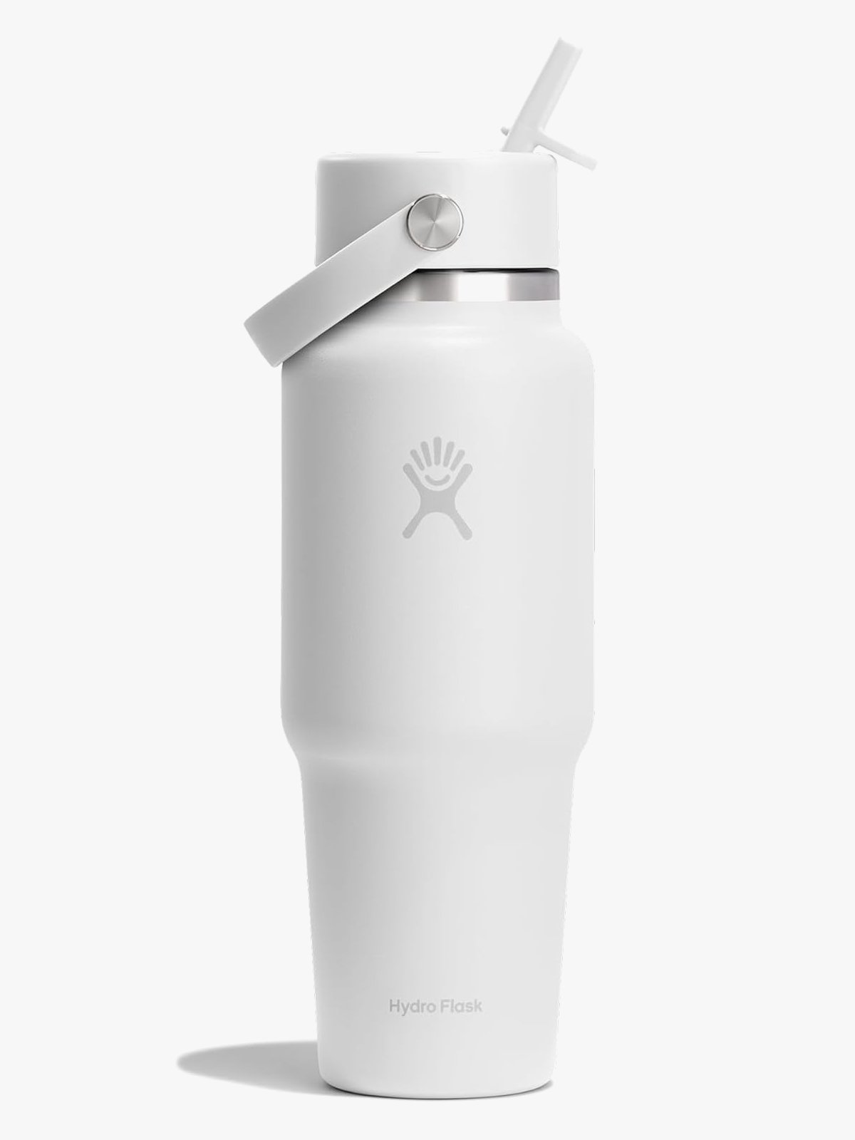 Hydro Flask Wide Flex Straw Travel Bottle 32oz Hvit