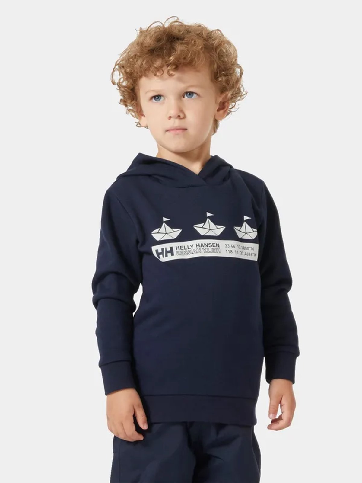 Helly Hansen Kids' HH Graphic Hoodie Navy