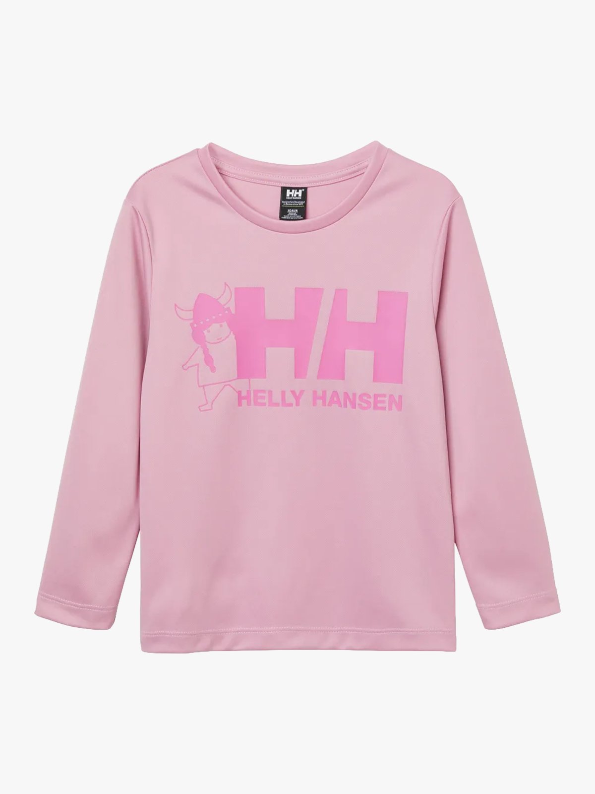 Helly Hansen Kids Tech Graphic Long Sleeve Top Pink Lavendel