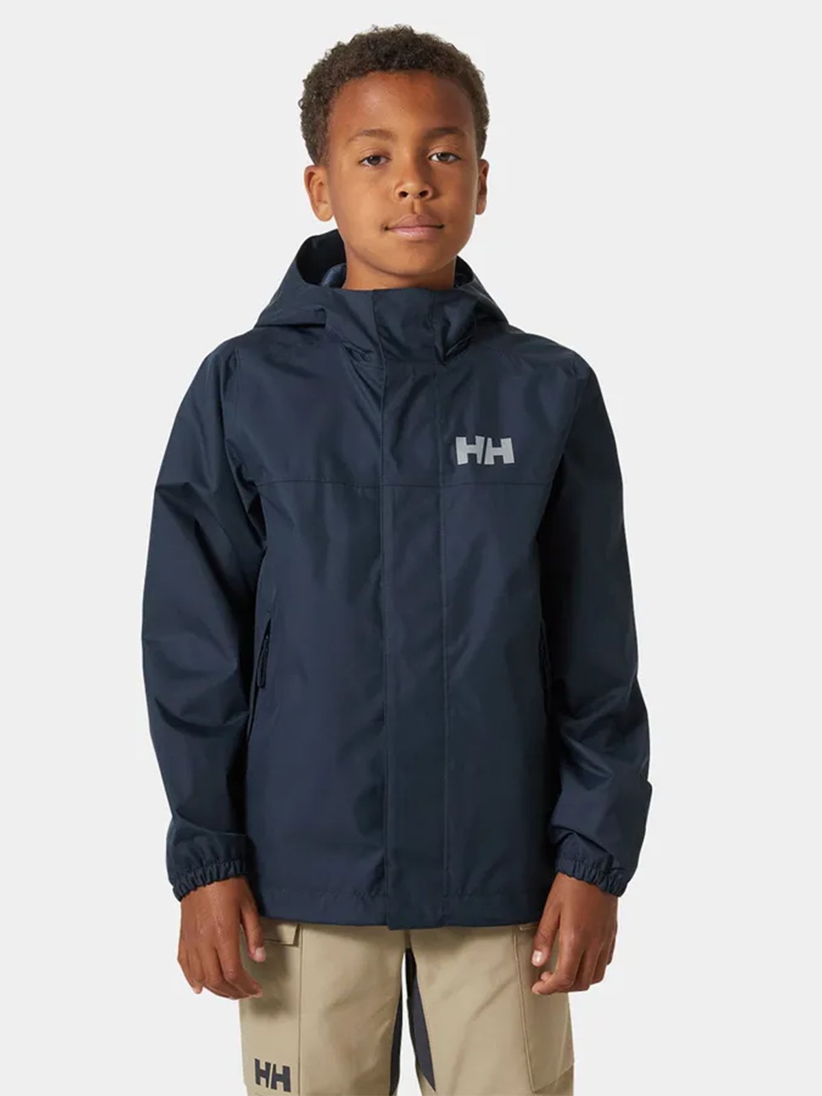 Helly Hansen Junior Vancouver Rain Jacket Navy