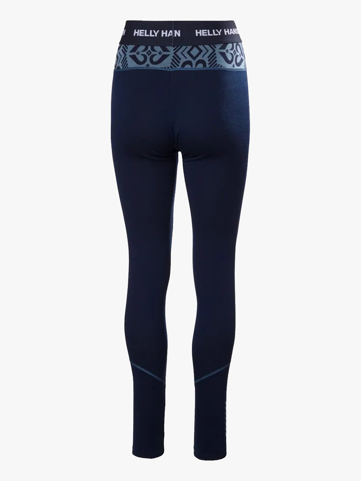Helly Hansen Lifa Merino Midweight Graphic Pant Navy Nordic Rose AOP