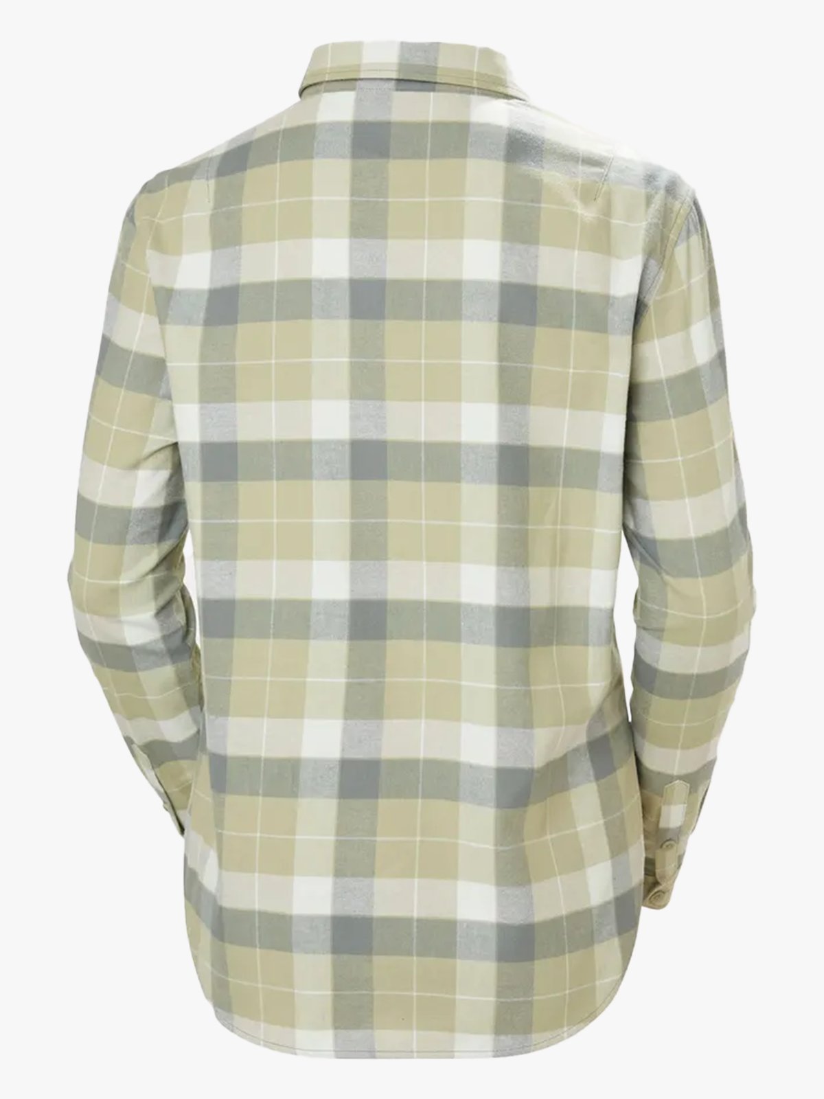 Helly Hansen W Lokka Flannel Long Sleeve Shirt Light Lav Box Stripe Plaid
