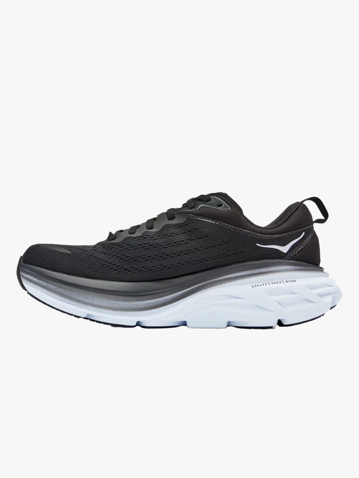 Hoka Bondi 8 Black / White