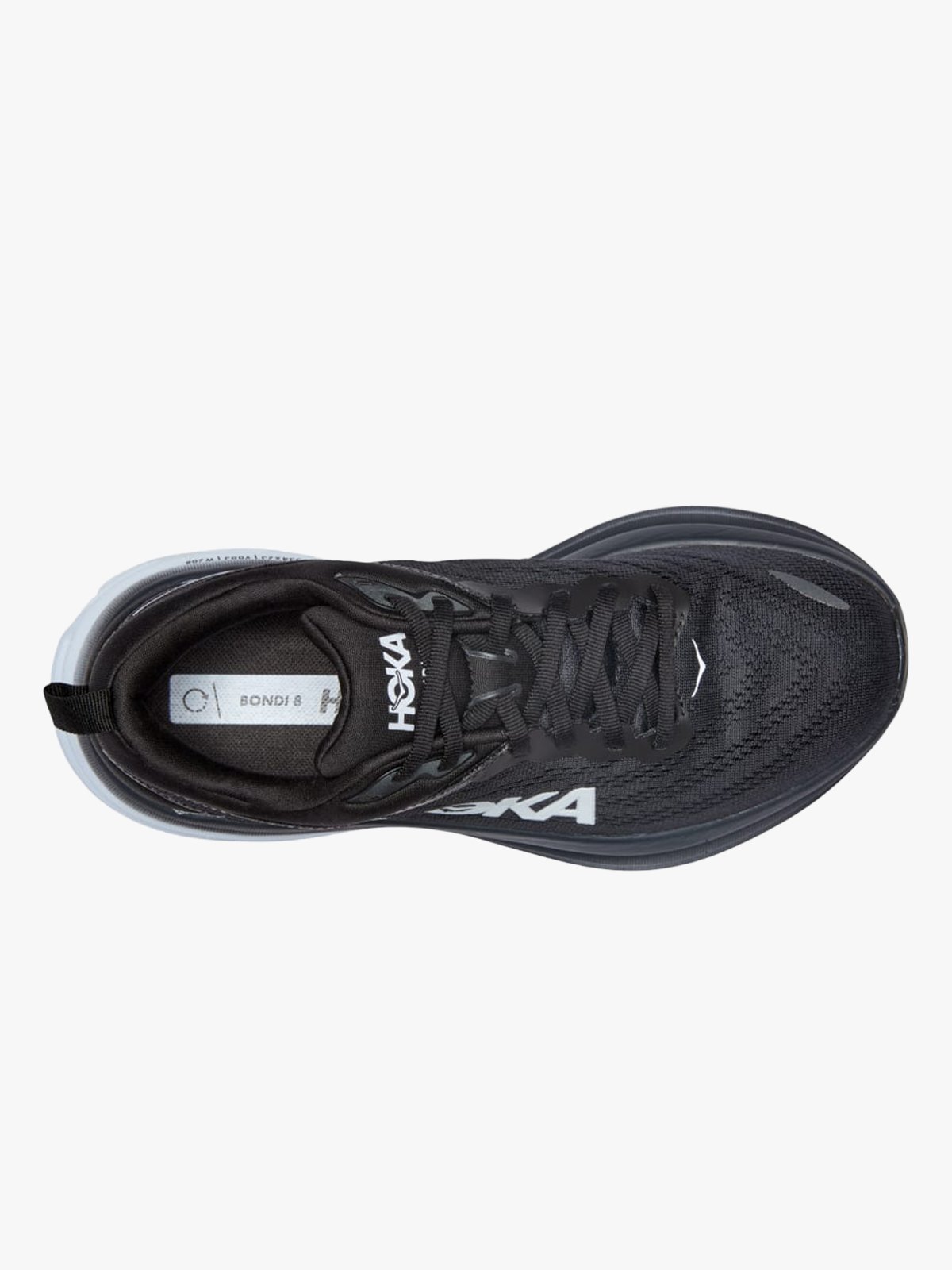 Hoka Bondi 8 Black / White