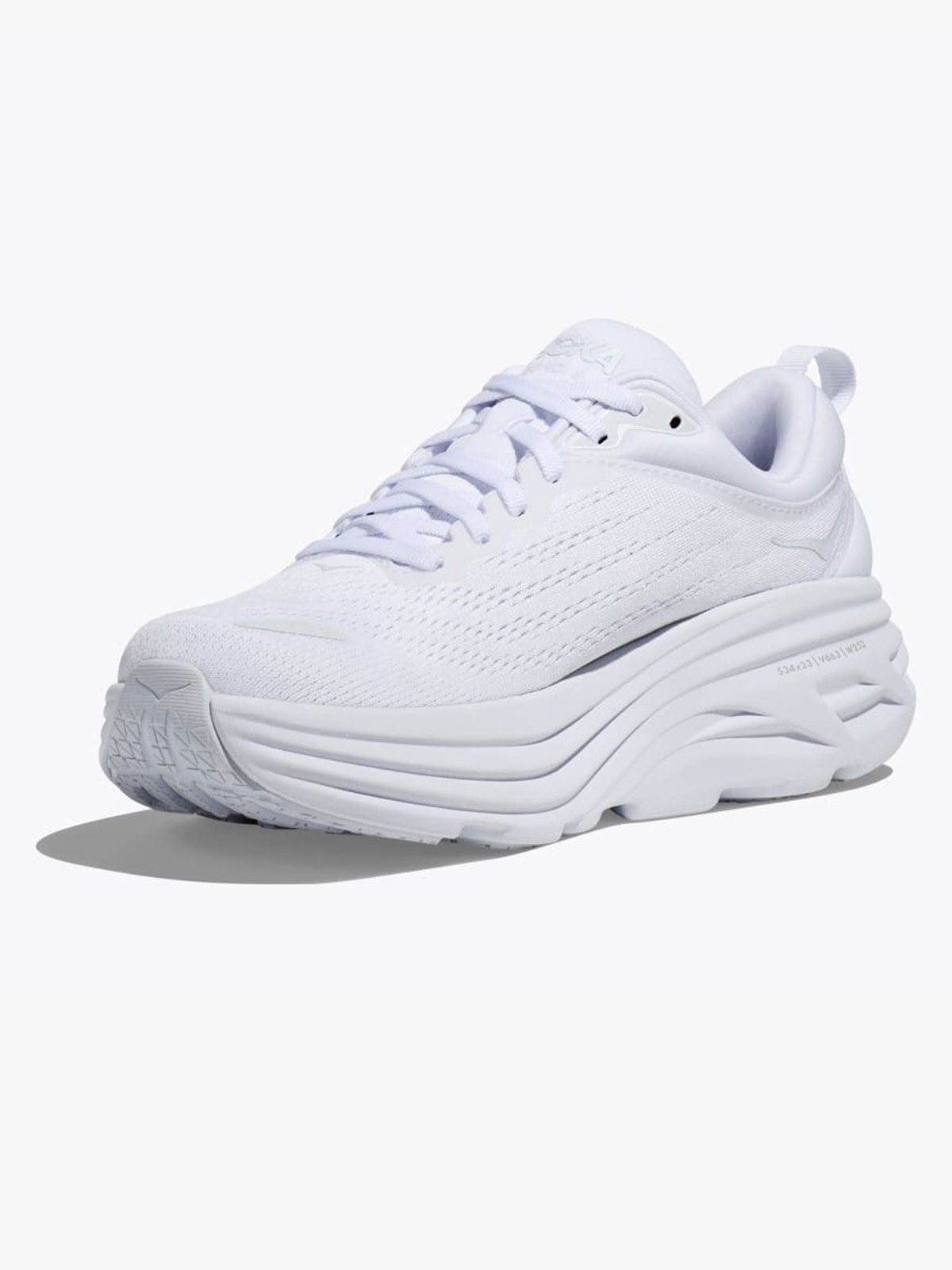 Hoka Bondi 8 White/White