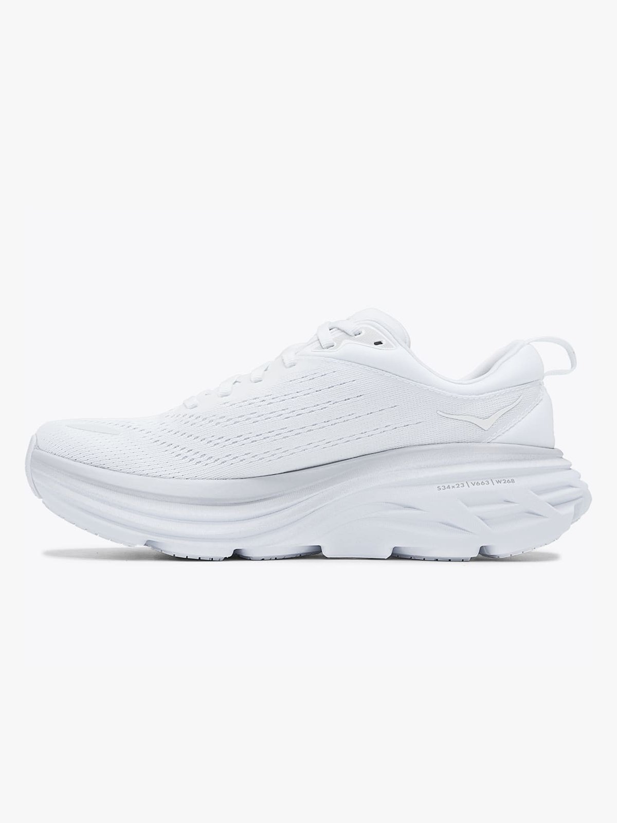 Hoka Bondi 8 White/White