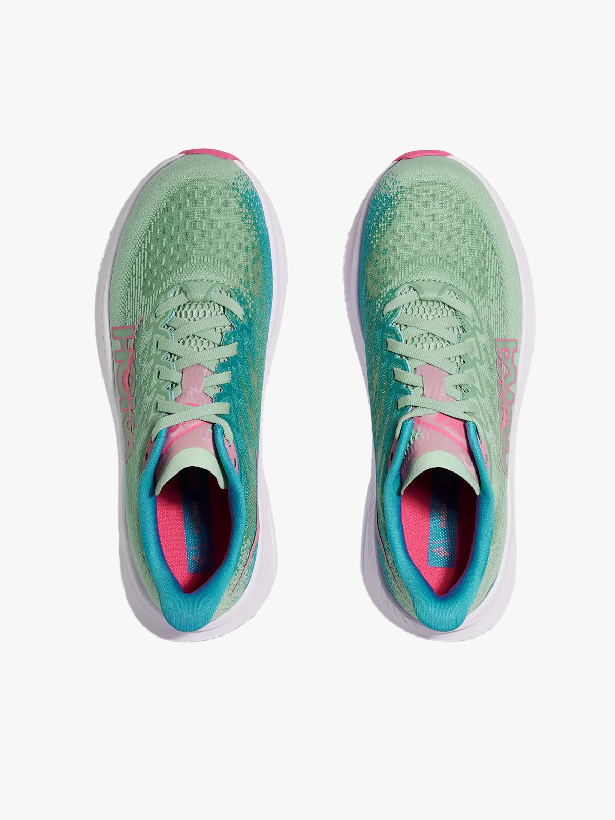 Hoka Mach 6 Jadeite / Alpine Blue