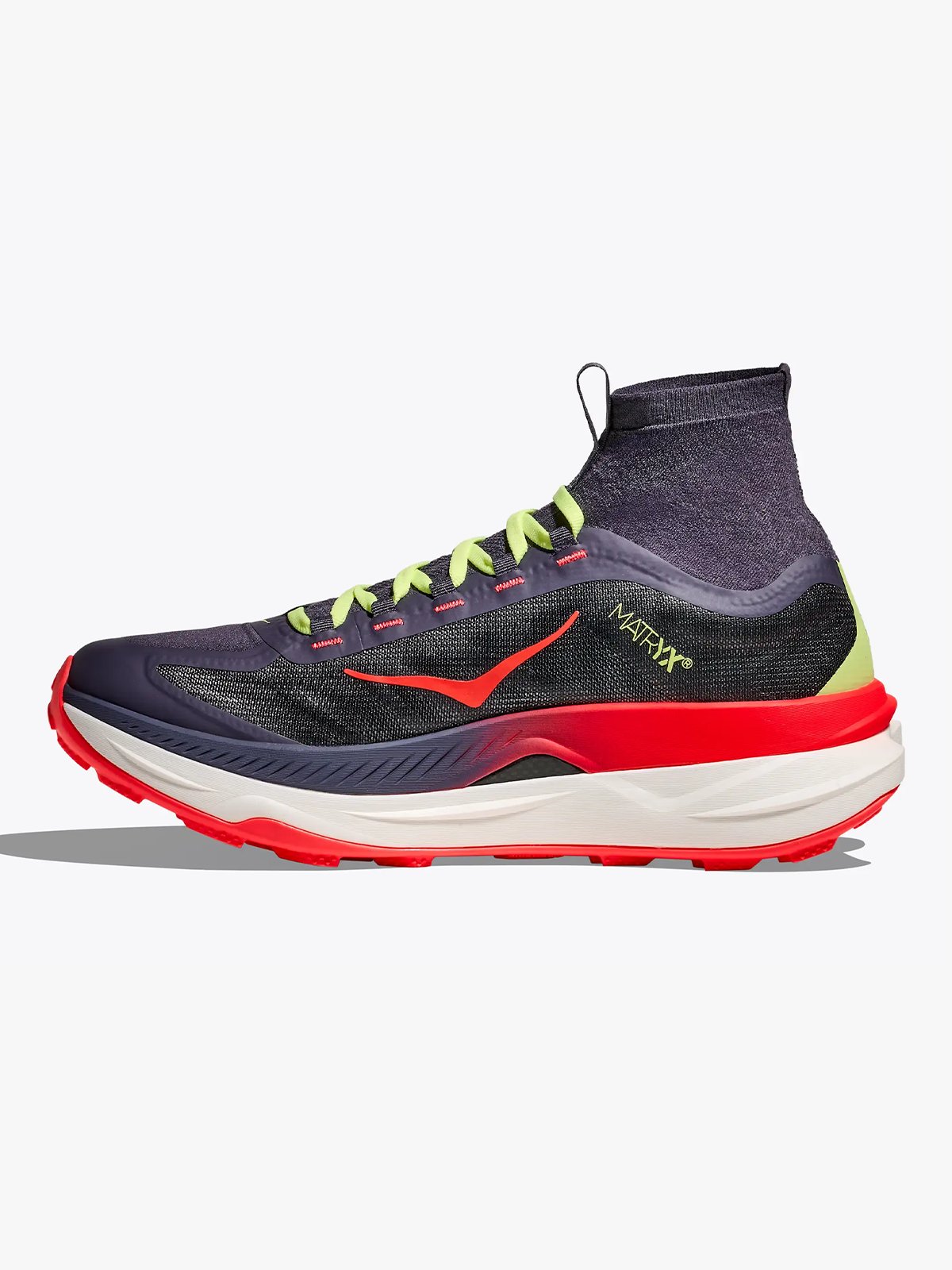 Hoka Tecton X 3 Squid ink / Neon flame