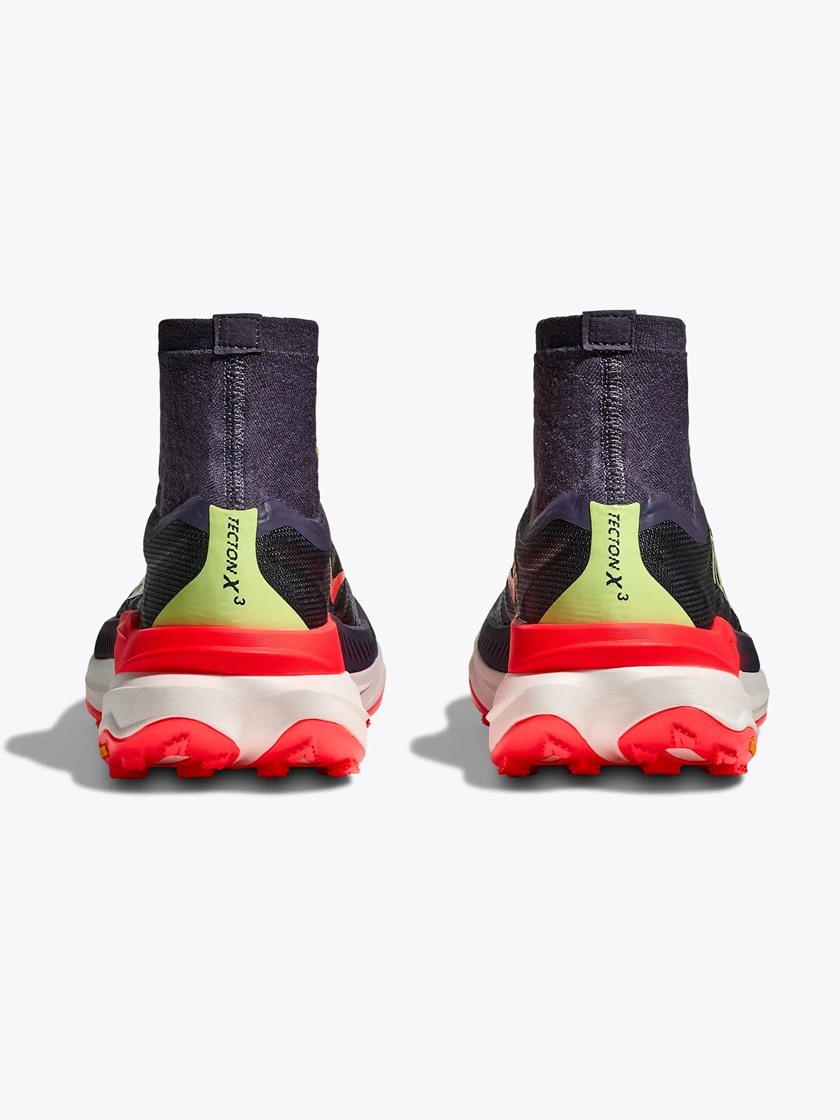 Hoka Tecton X 3 Squid ink / Neon flame