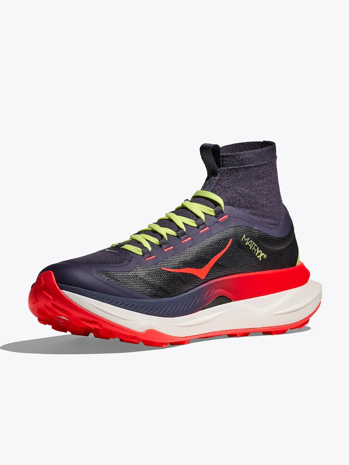 Hoka Tecton X 3 Squid Ink / Neon Flame