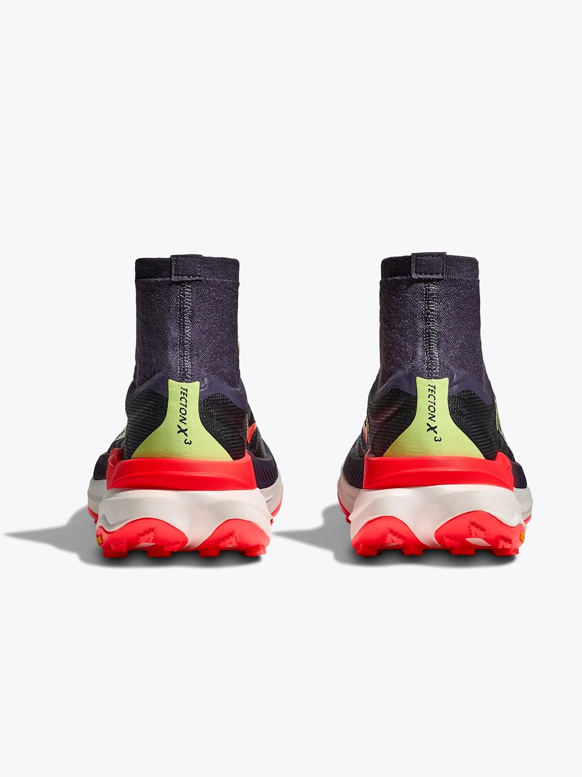 Hoka Tecton X 3 Squid Ink / Neon Flame