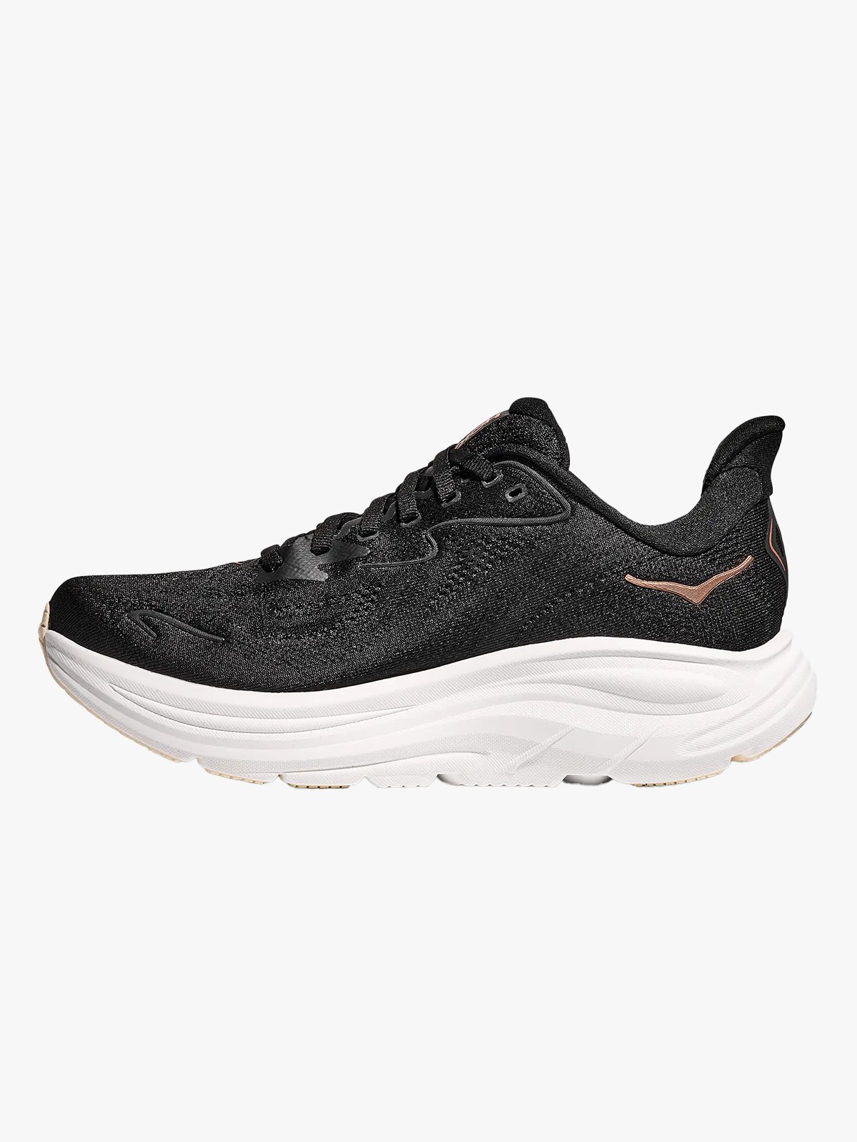 Hoka Clifton 10 Black / Rose Gold