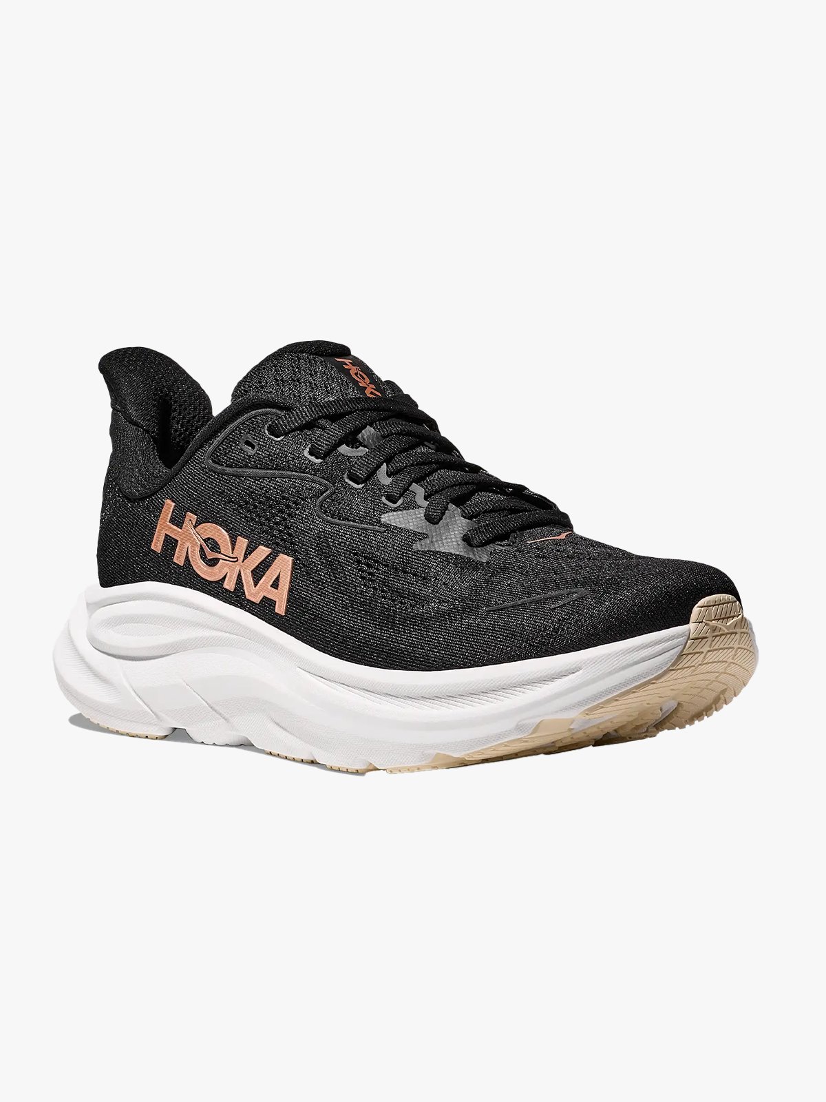 Hoka Clifton 10 Black / Rose Gold