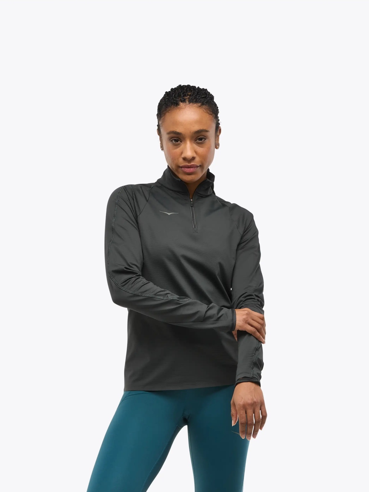 Hoka Glidetech Quarter Zip Black
